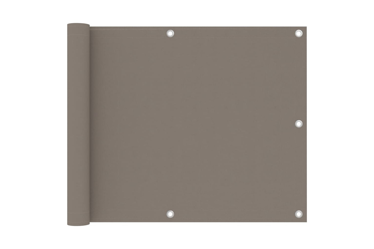 vidaXL 134986 Balcony Screen Taupe 75x500cm Oxford Fabric