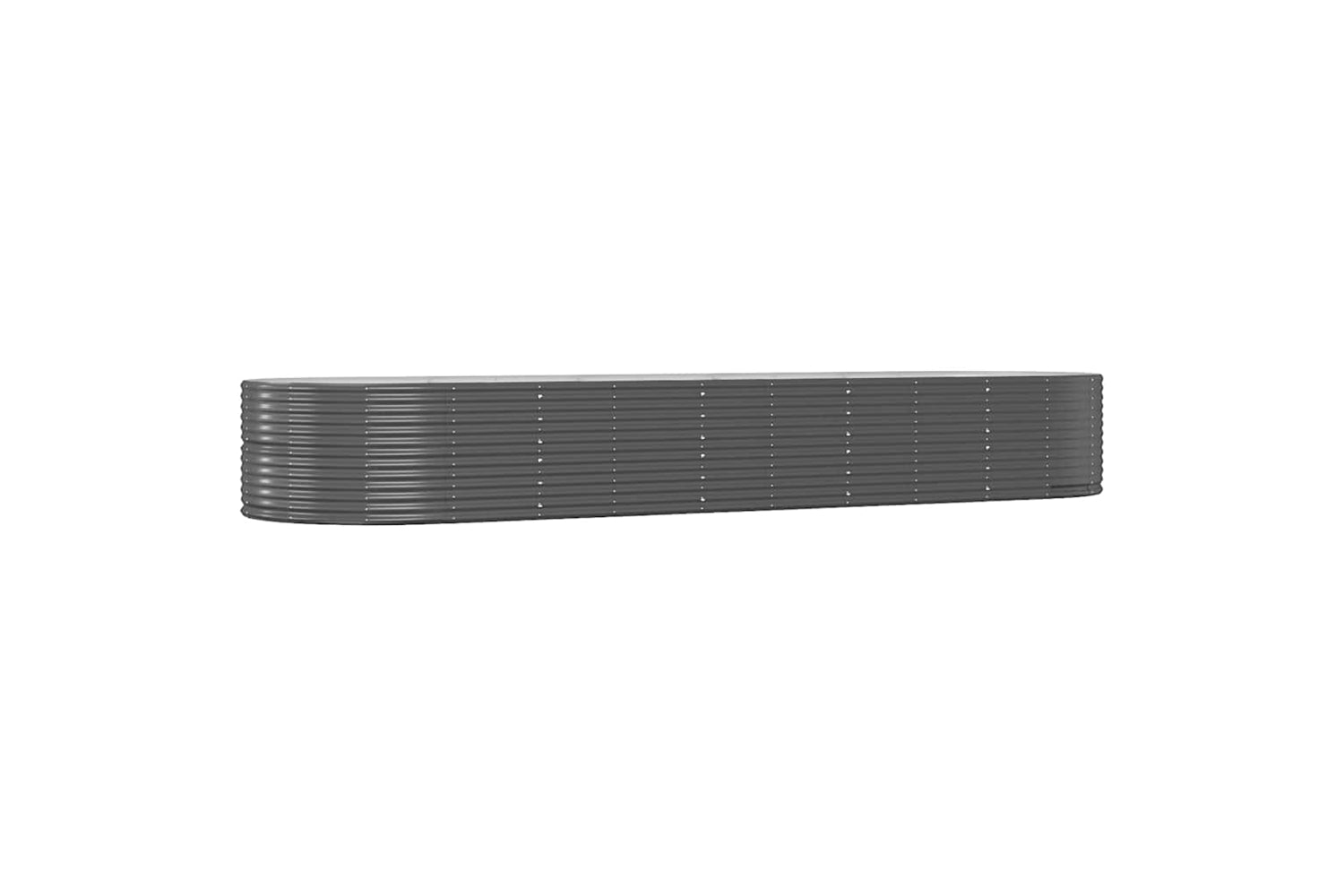 vidaXL 319111 Garden Raised Bed Anthracite 447x140x68cm Powder-coated Steel