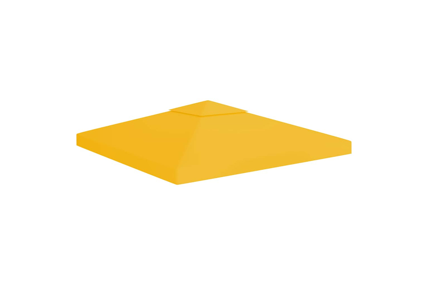 Vidaxl 312073 2-tier Gazebo Top Cover 310 G/mâ² 3x3 M Yellow