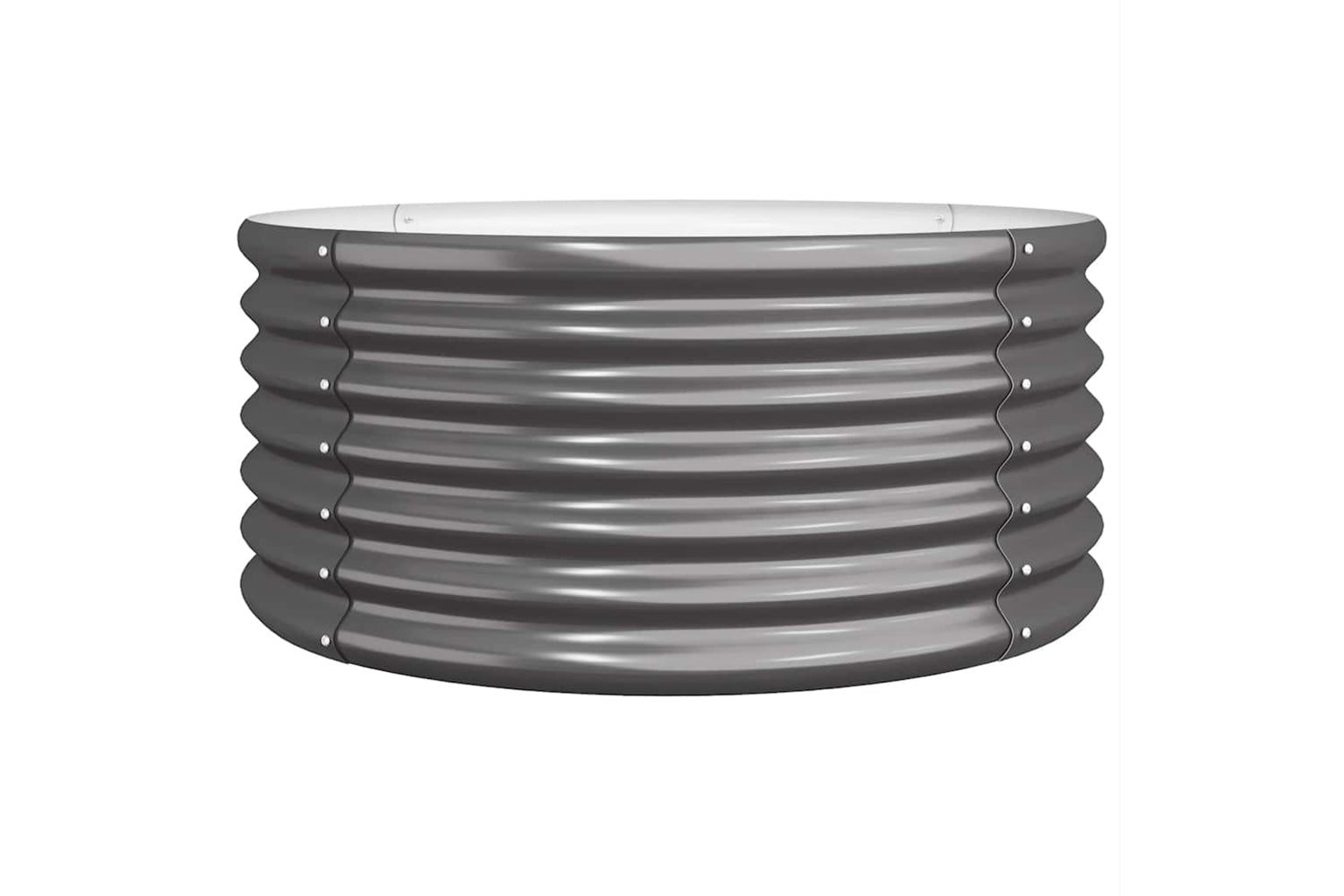 vidaXL 318856 Garden Planter Powder-coated Steel 80x80x36cm Anthracite
