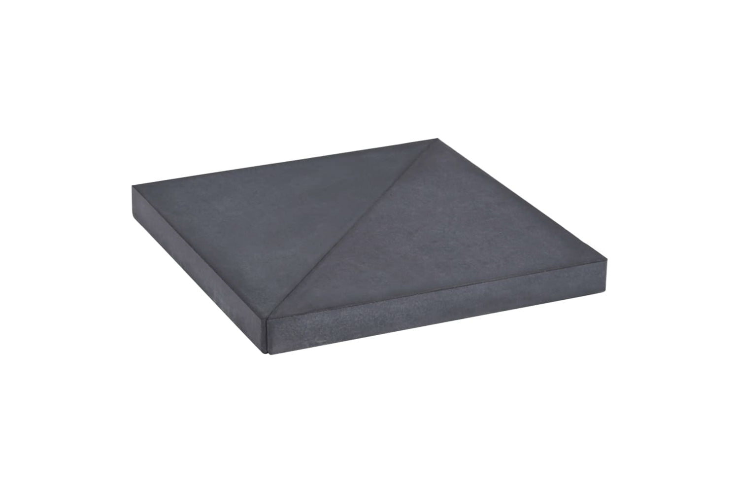 Vidaxl 313670 Umbrella Weight Plate Black Granite Square 15 Kg
