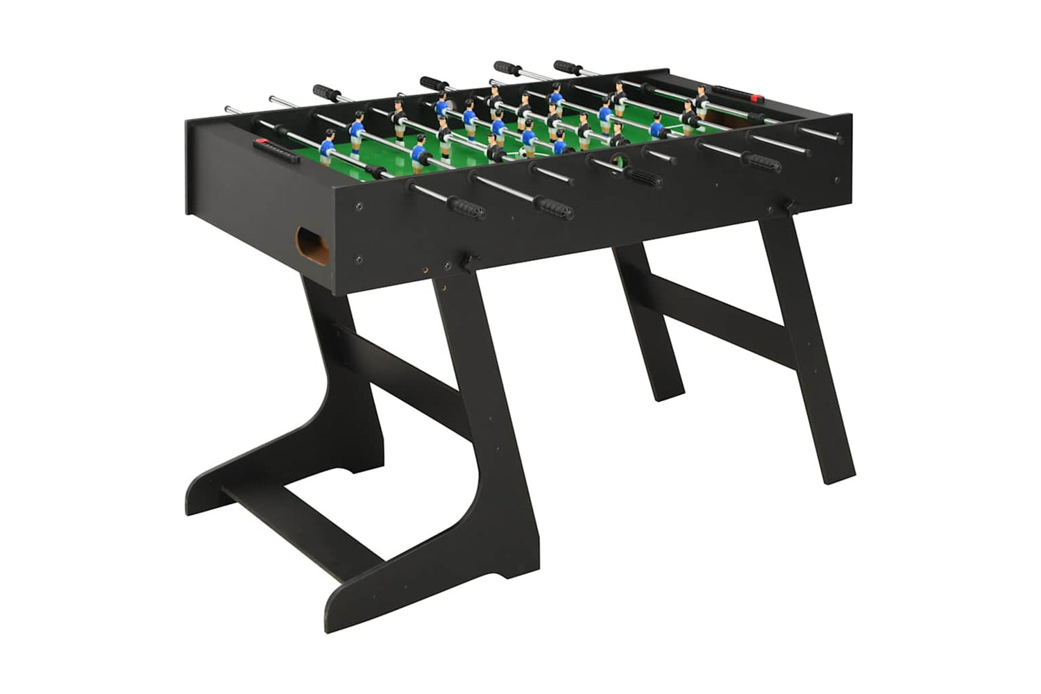 Vidaxl Folding Football Table 121x61x80 Cm Black-2