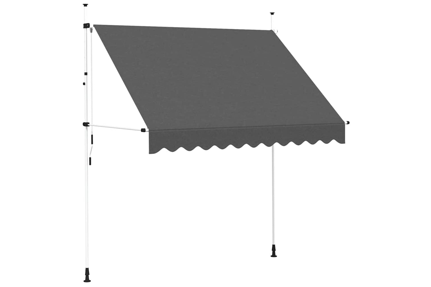 vidaXL 143689 Manual Retractable Awning 250cm Anthracite