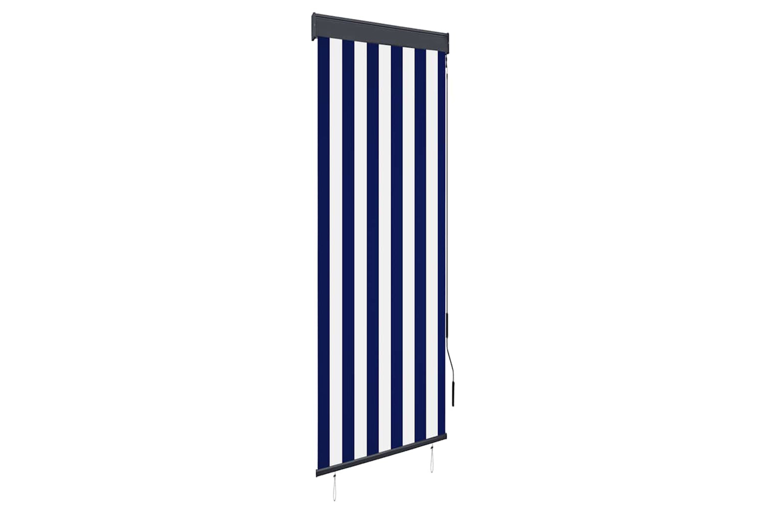 vidaXL 145943 Outdoor Roller Blind 60x250cm Blue And White