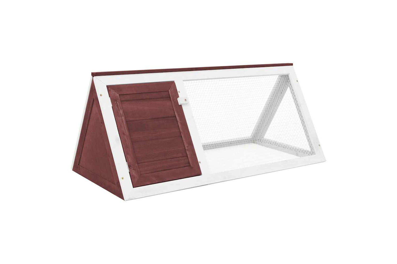 Vidaxl 170853 Animal Rabbit Cage Brown Wood