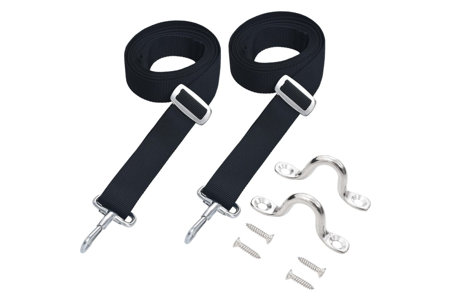 Vidaxl 92388 Bimini Top Straps 2 Pcs Fabric And Stainless Steel-2