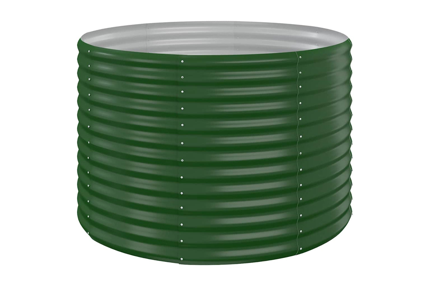 vidaXL 319053 Garden Raised Bed Powder-coated Steel 100x100x68cm Green