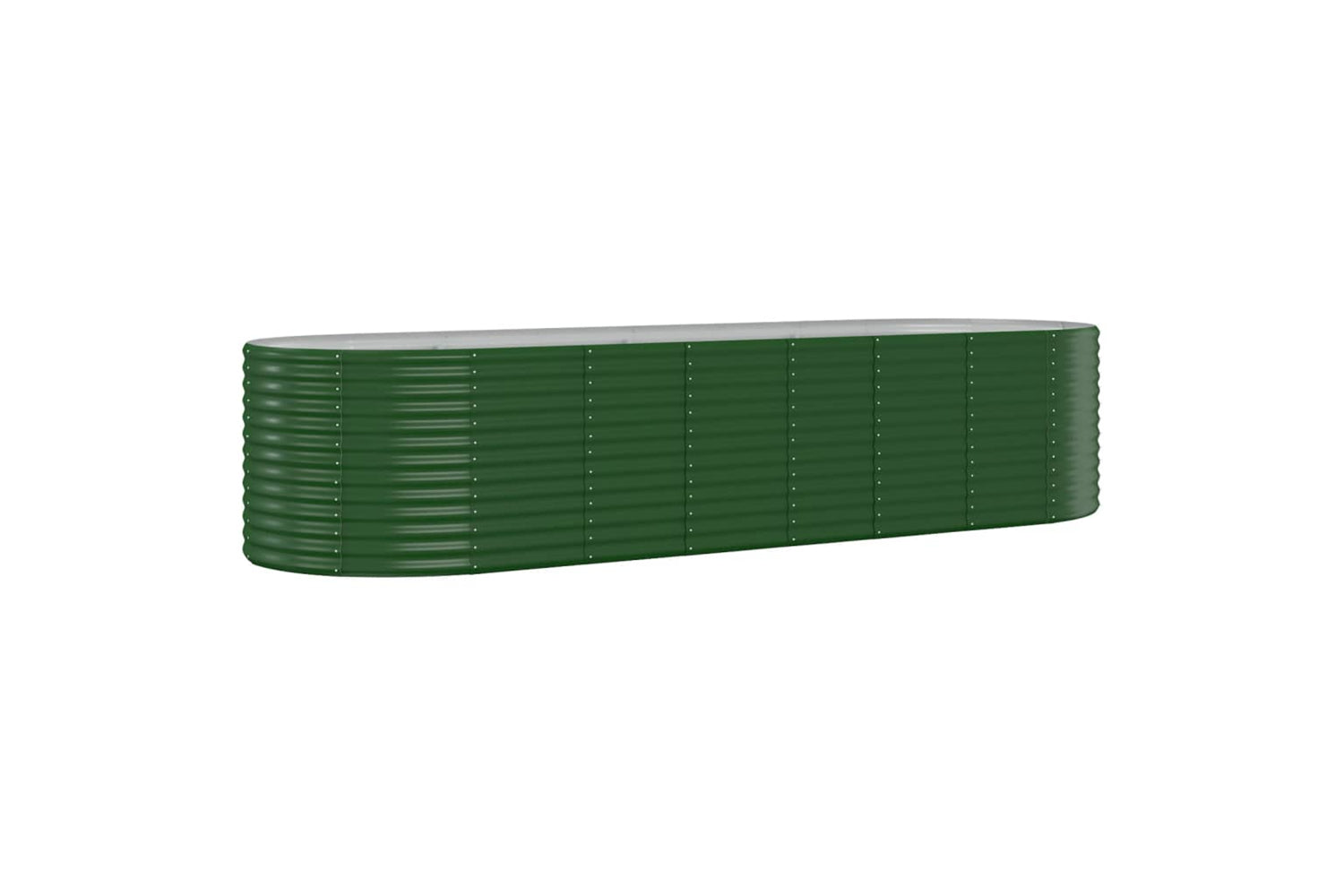 vidaXL 319068 Garden Raised Bed Powder-coated Steel 322x100x68cm Green