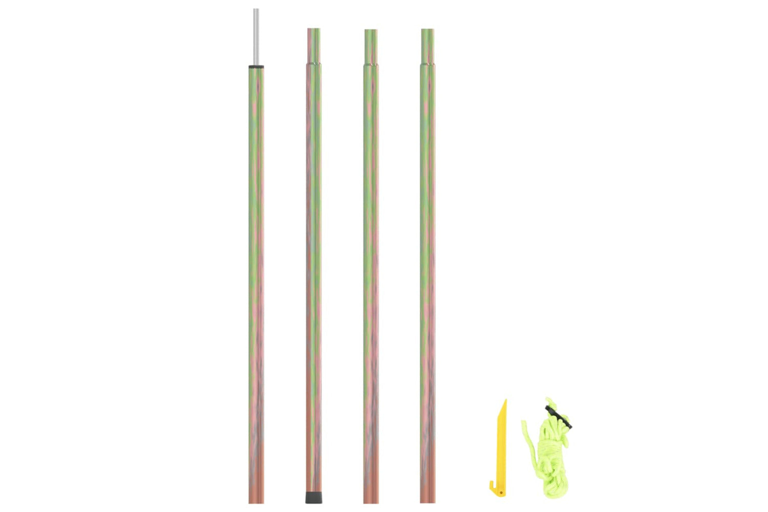 vidaXL 315220 Sunshade Sail Pole 200cm Galvanised Steel-2