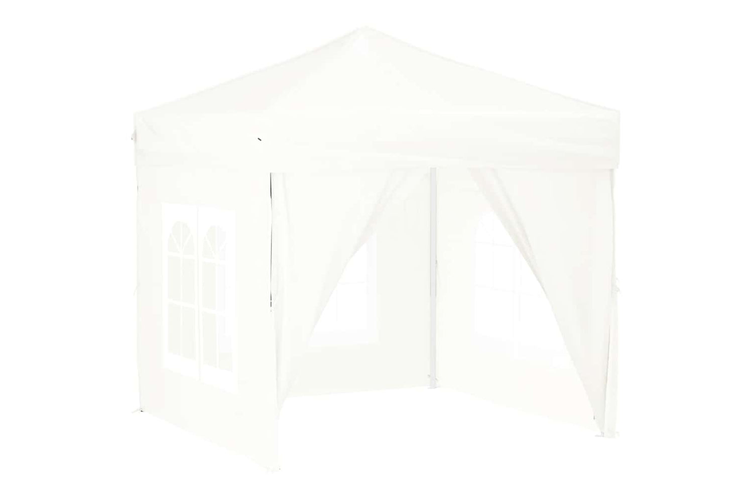 Vidaxl 93503 Folding Party Tent With Sidewalls White 2x2 M