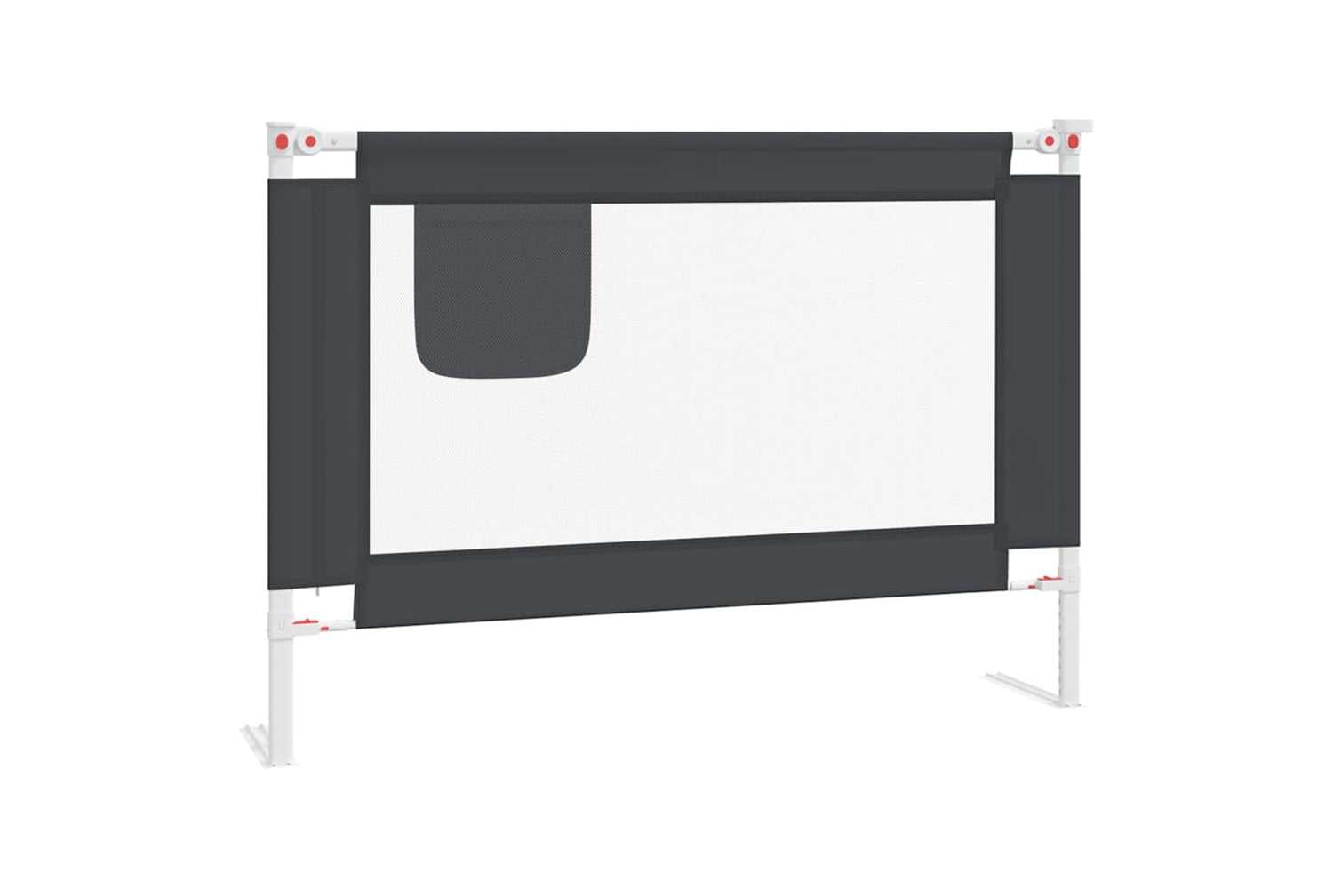 Vidaxl Toddler Safety Bed Rail Dark Grey 90x25 Cm Fabric