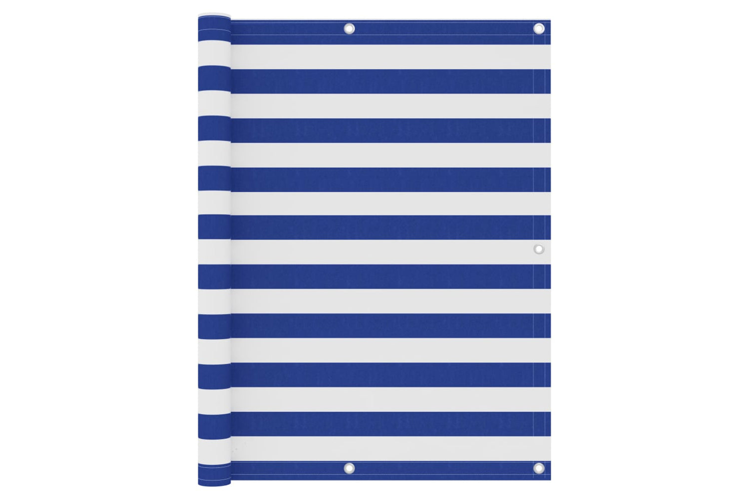 vidaXL 134921 Balcony Screen White And Blue 120x400cm Oxford Fabric