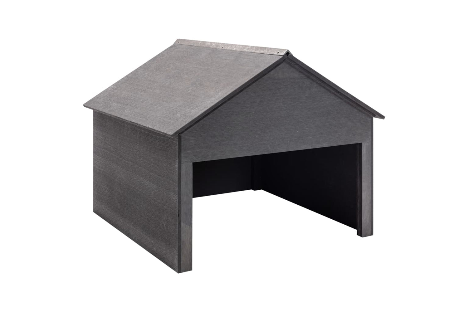vidaXL 149036 Lawn Mower Garage Grey 80x80x70cm Wpc