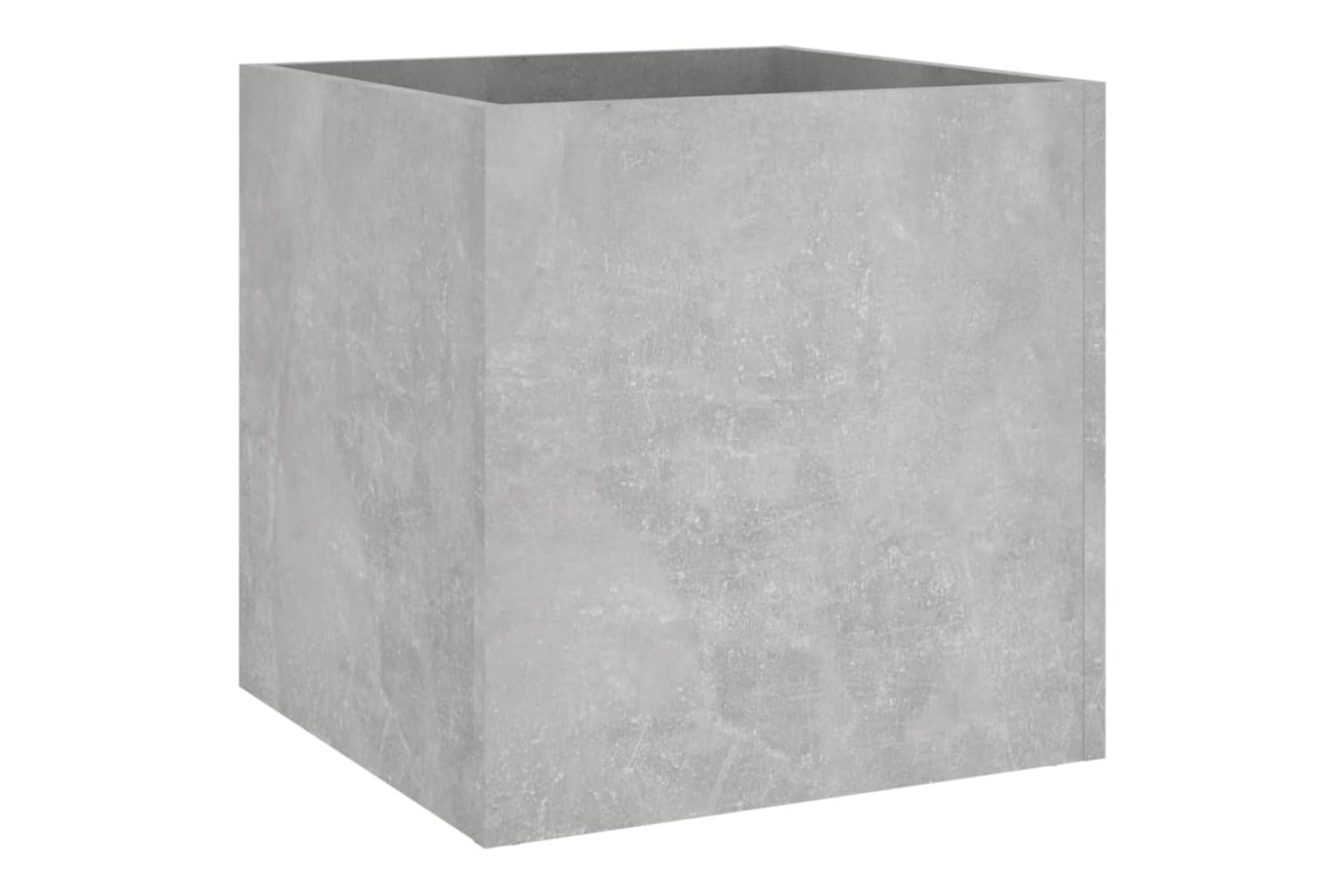 vidaXL 808796 Planter Box Concrete Grey 40x40x40cm Engineered Wood