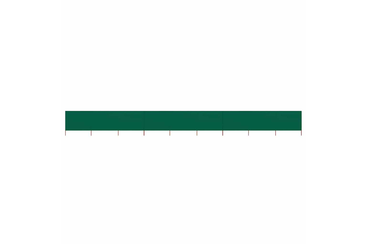 vidaXL 47199 9-panel Wind Screen Fabric 1200x160cm Green