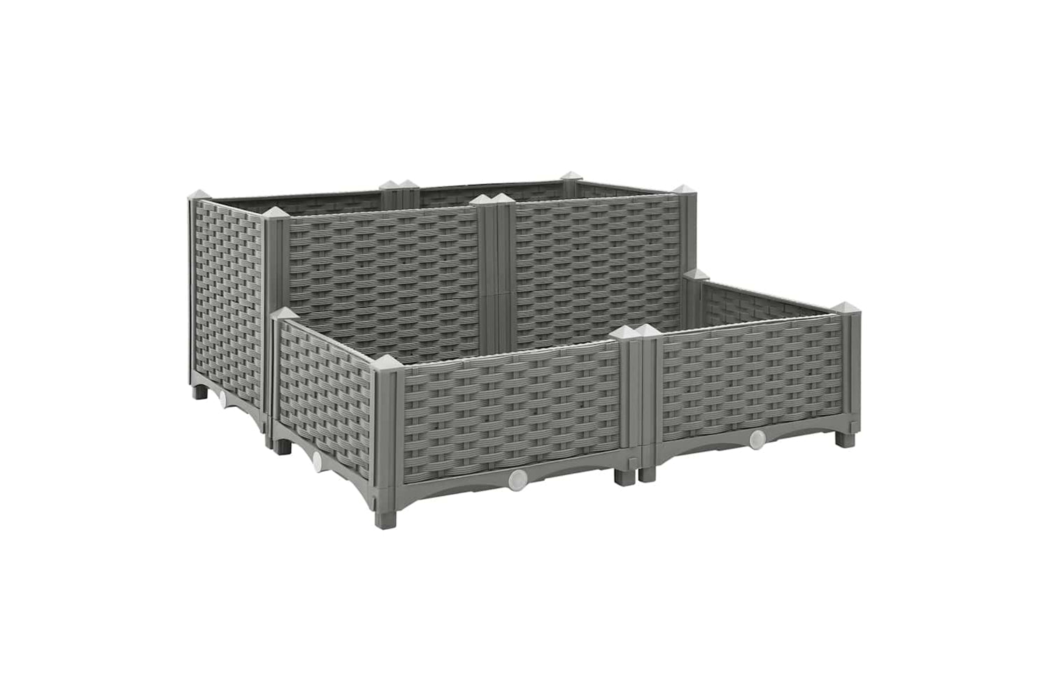 vidaXL 153301 Raised Bed 80x80x38cm Polypropylene