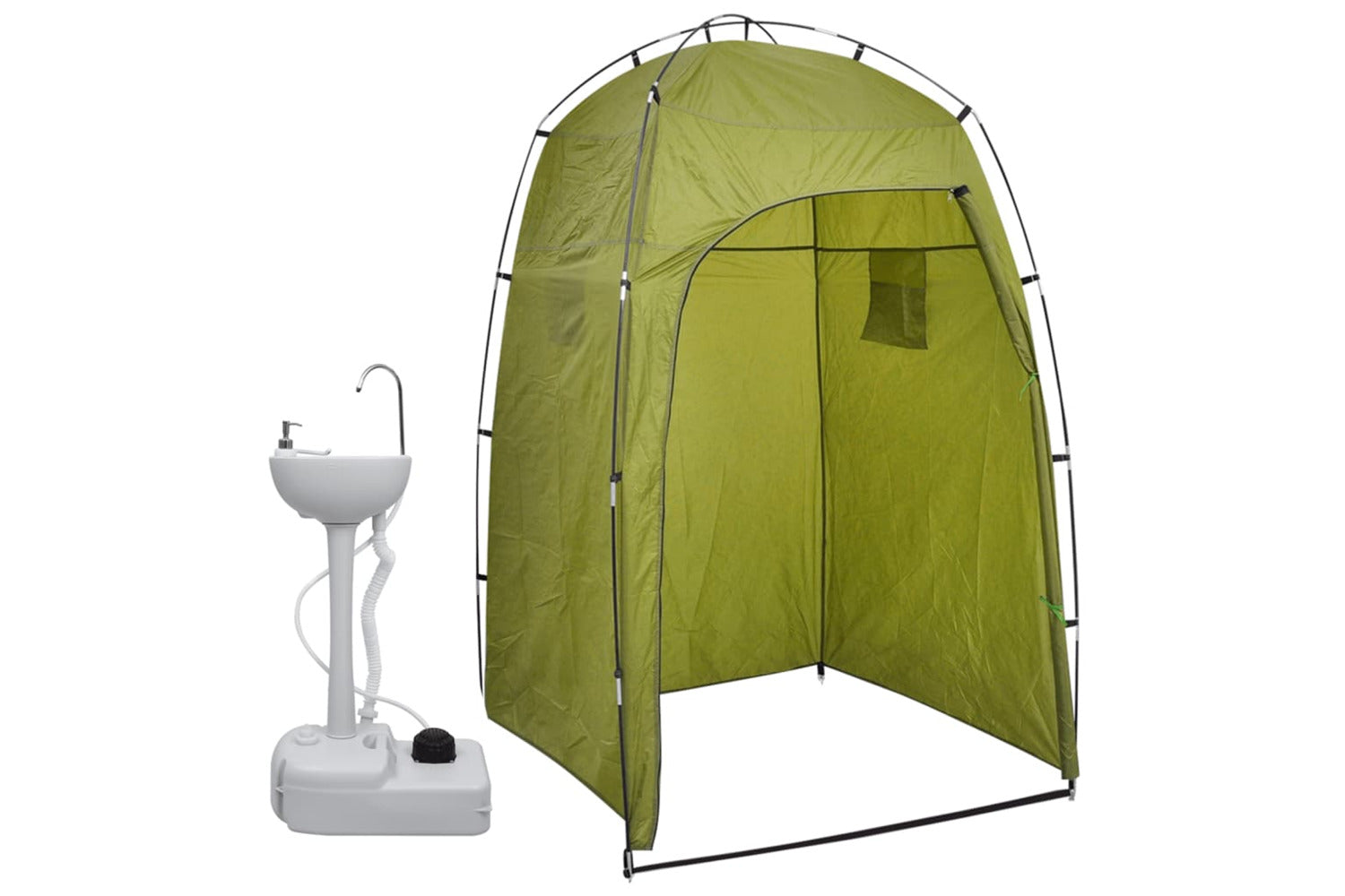 Vidaxl 3081894 Portable Camping Handwash Stand With Tent 20 L-2