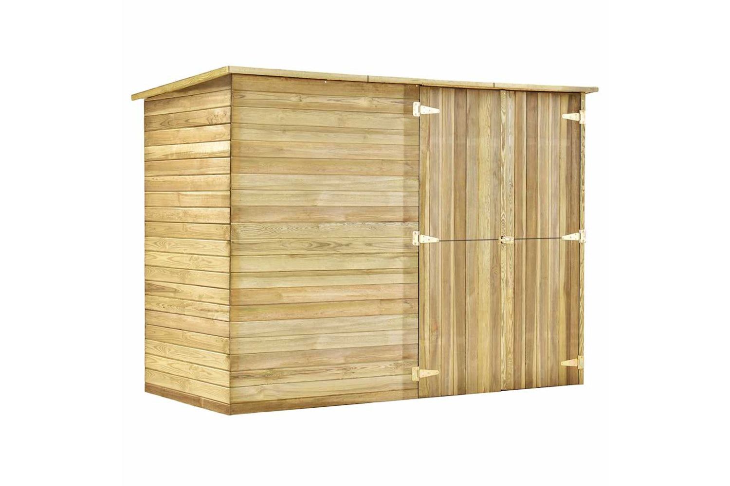 vidaXL 3059875 Garden Bike Shed 232x110x170cm Impregnated Pinewood