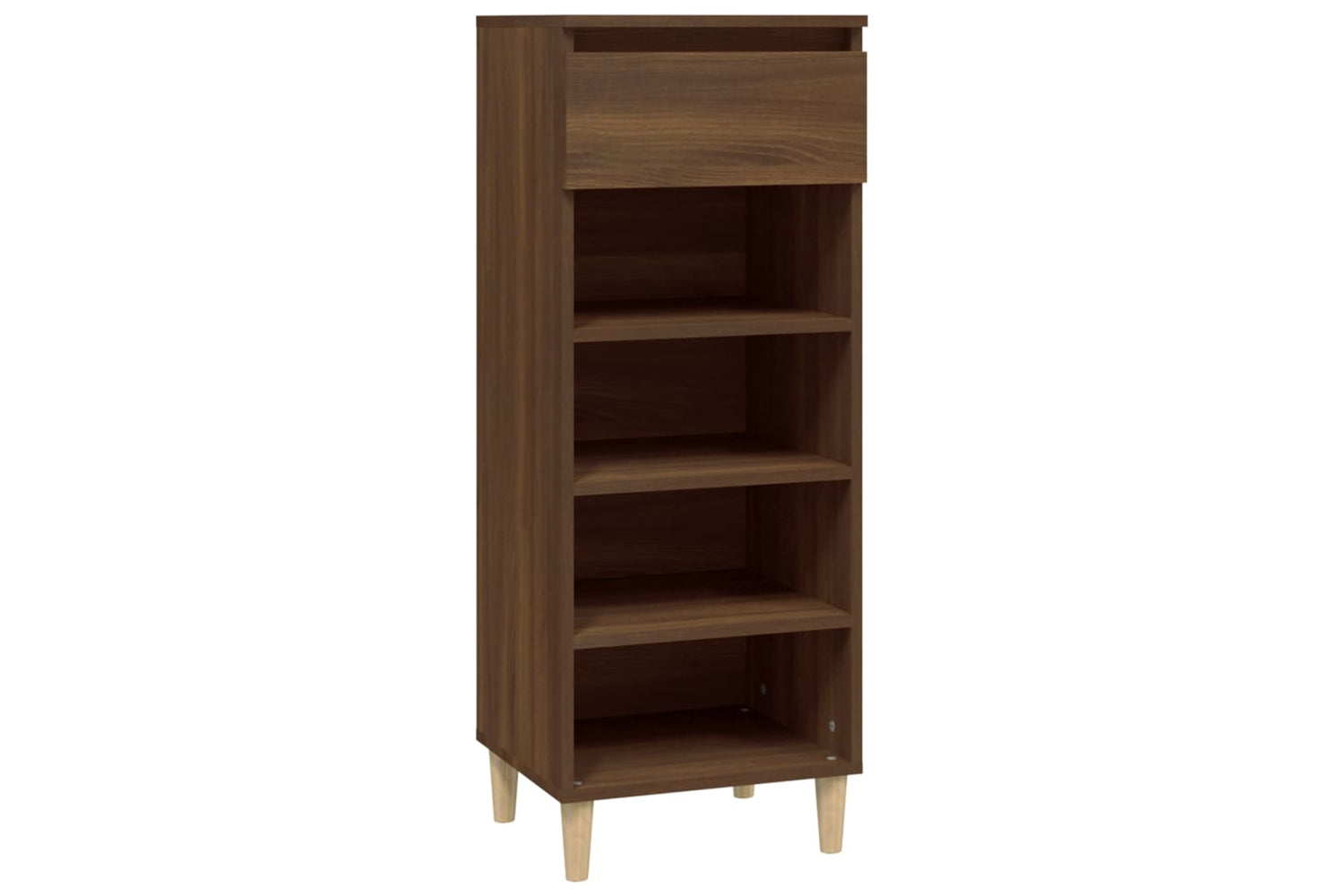 vidaXL 819779 Shoe Cabinet Brown Oak 40x36x105cm Engineered Wood