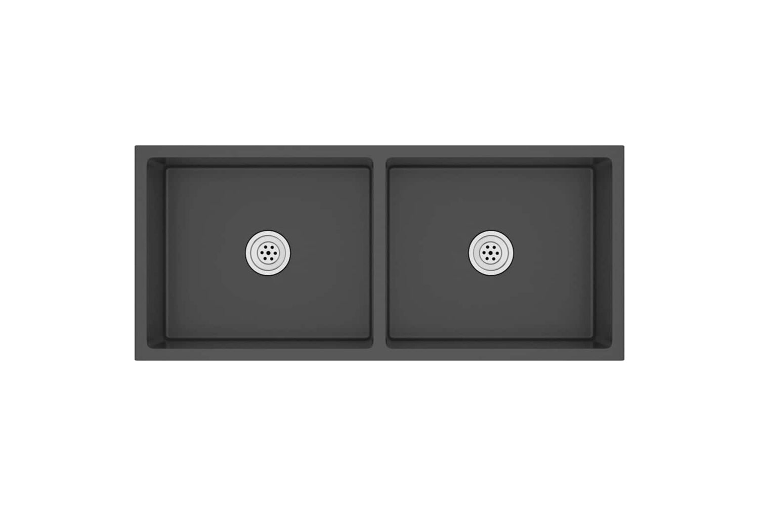 Vidaxl 51525 Handmade Kitchen Sink Black Stainless Steel