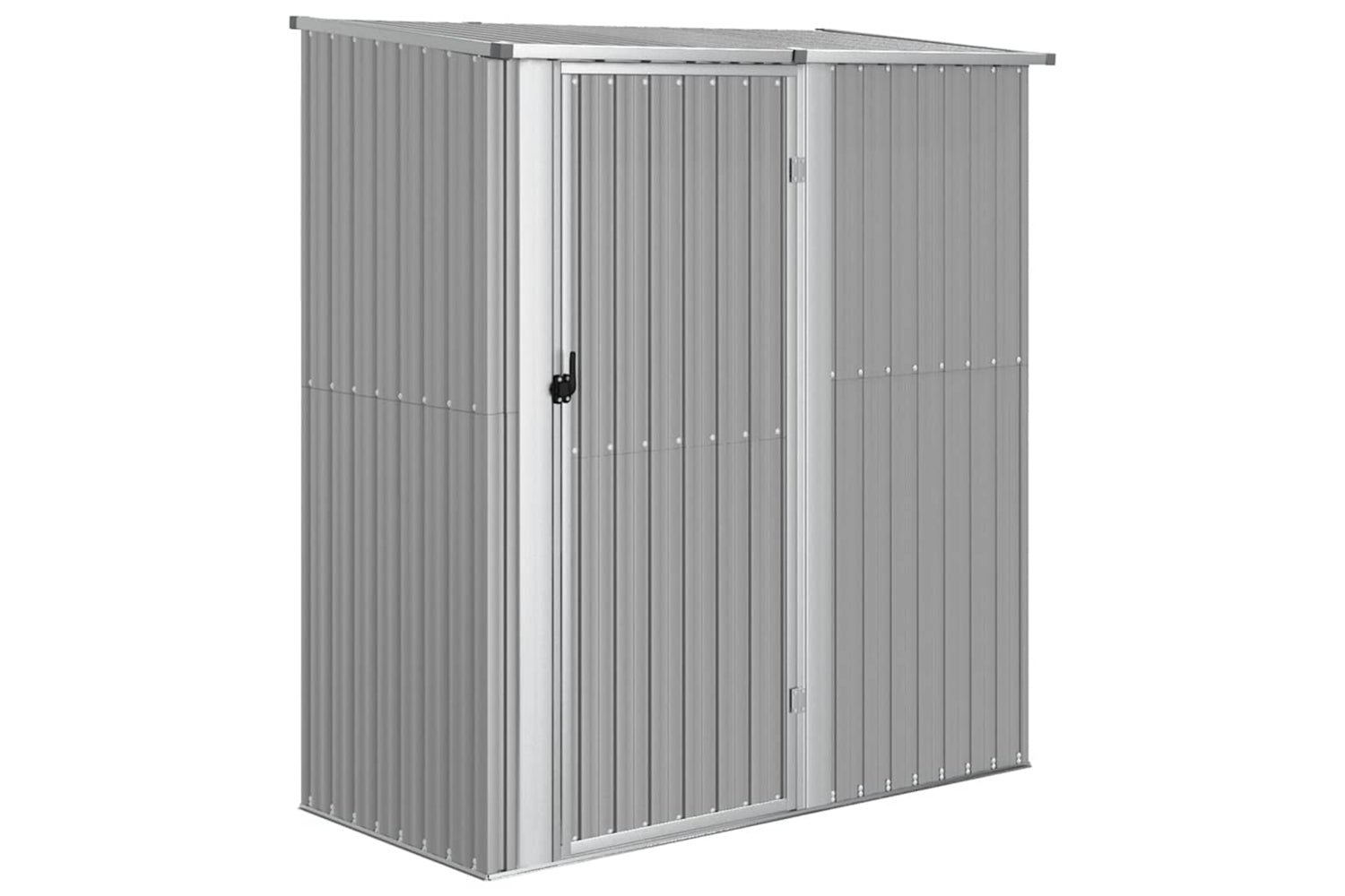 vidaXL 150904 Garden Shed Grey 180.5x97x209.5cm Galvanised Steel