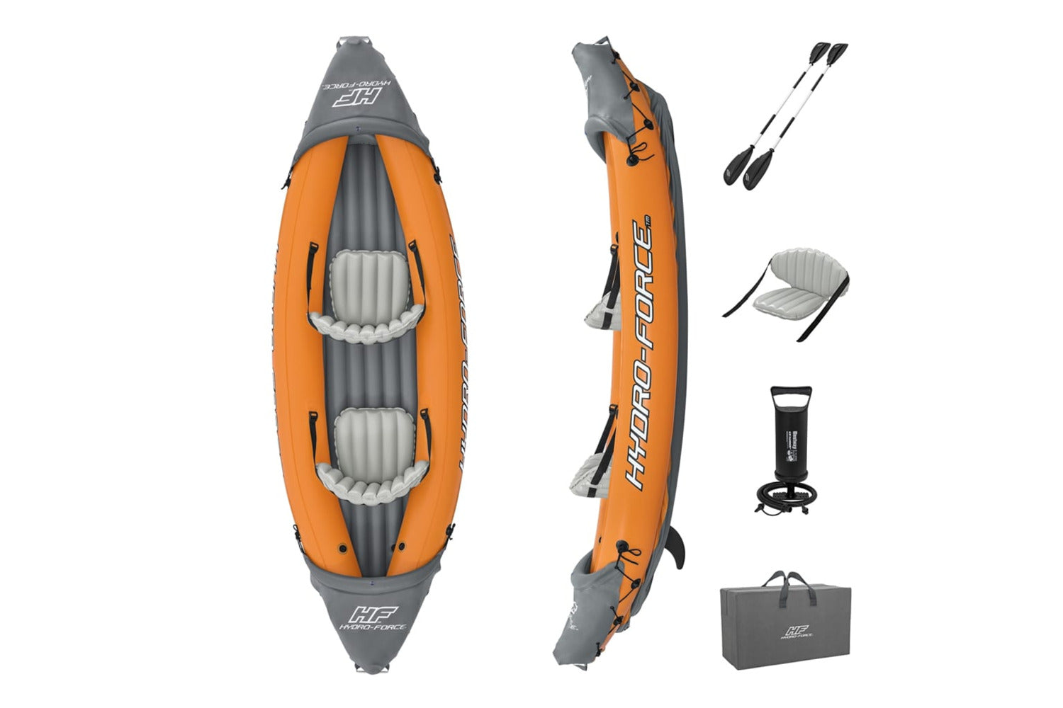Bestway 93789 Hydro-force Rapid X2 Inflatable Kayak Set-2