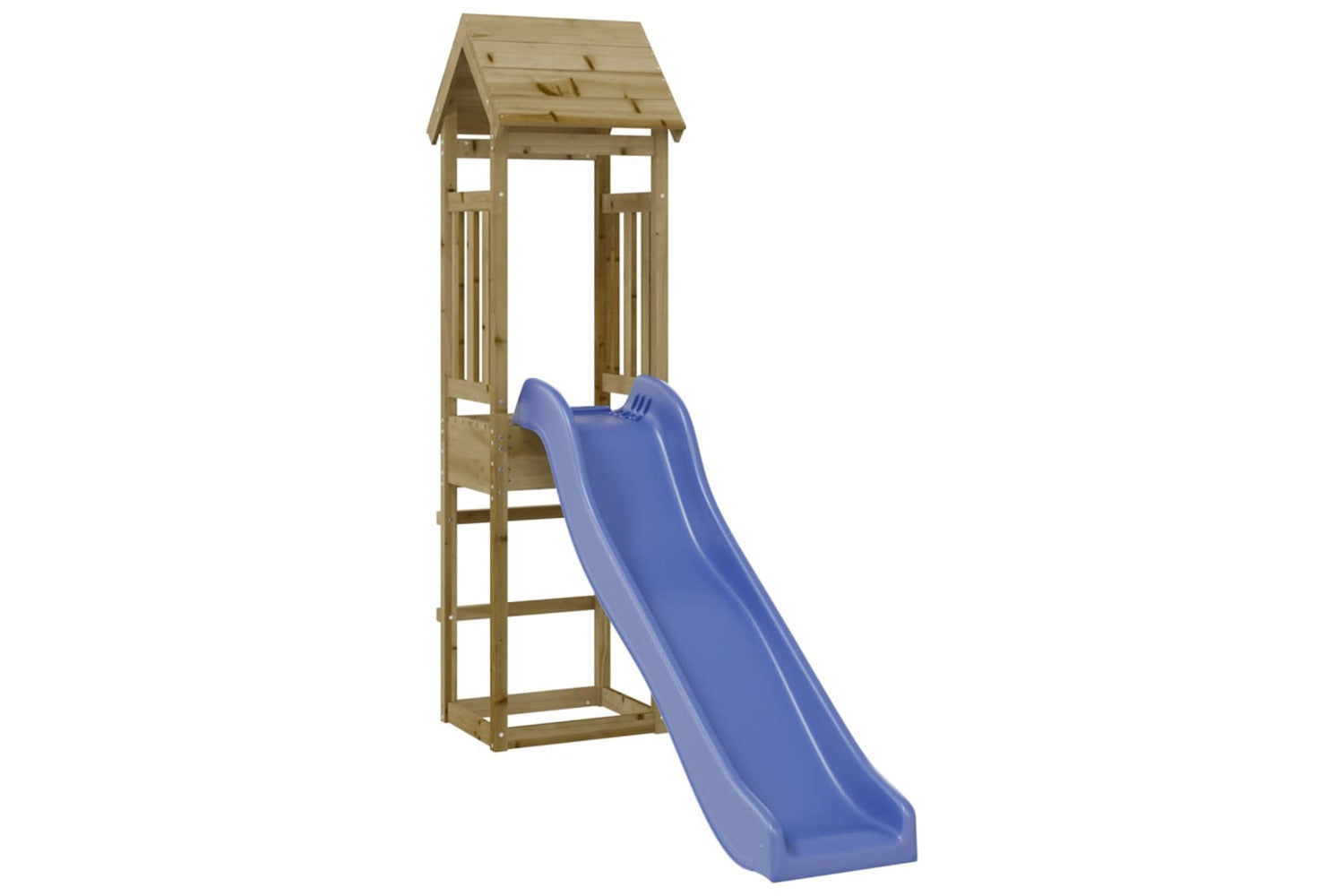 Vidaxl 3155809 Playhouse With Slide Impregnated Wood Pine-2