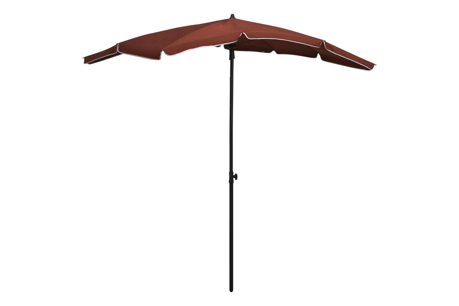 vidaXL 315556 Garden Parasol With Pole 200x130cm Terracotta