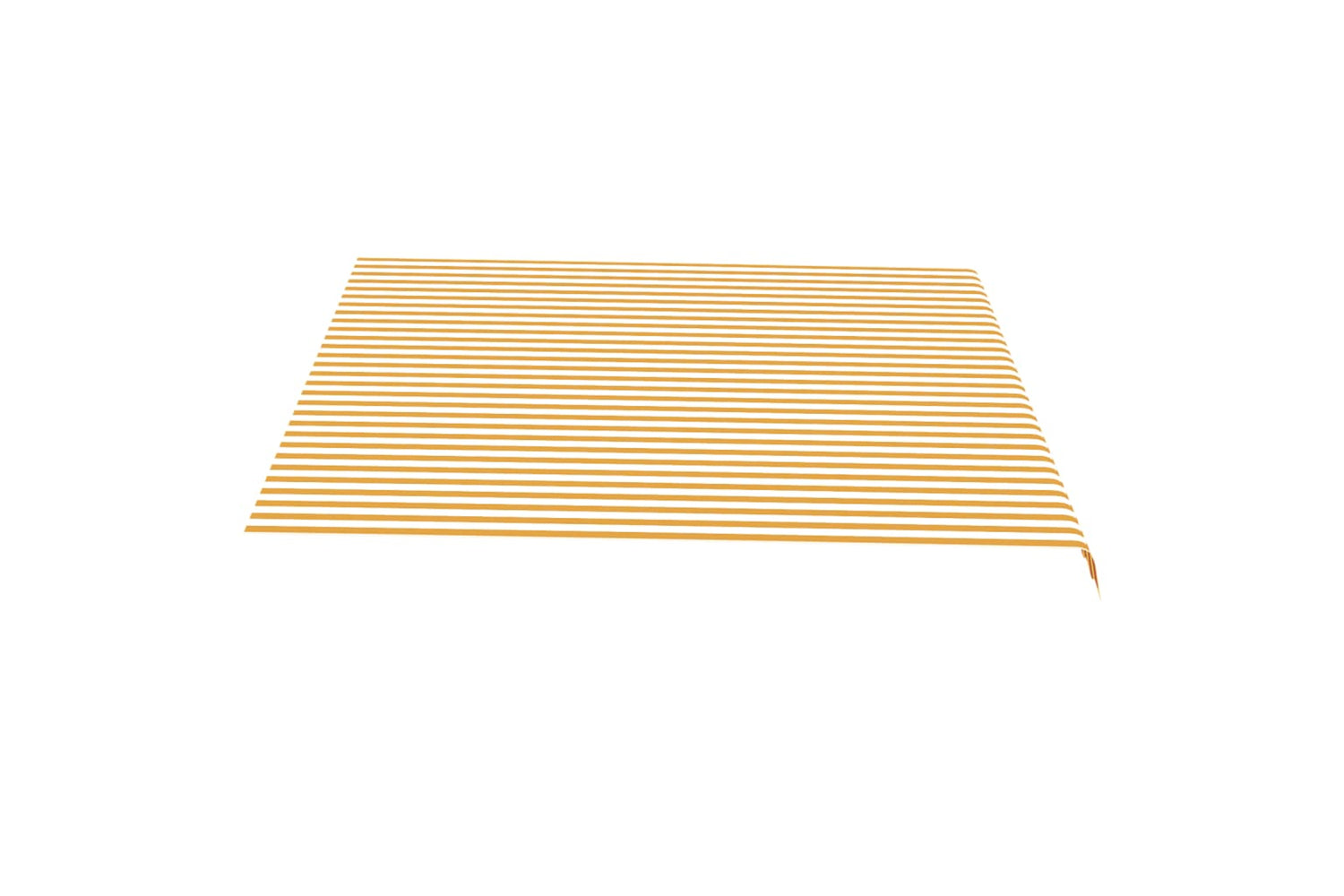 Vidaxl 311938 Replacement Fabric For Awning Yellow And White 4x3.5 M-3