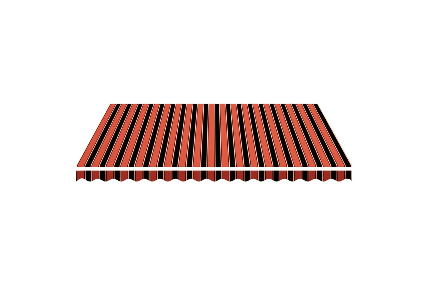 Vidaxl 311960 Replacement Fabric For Awning Orange And Brown 4.5x3.5 M-2