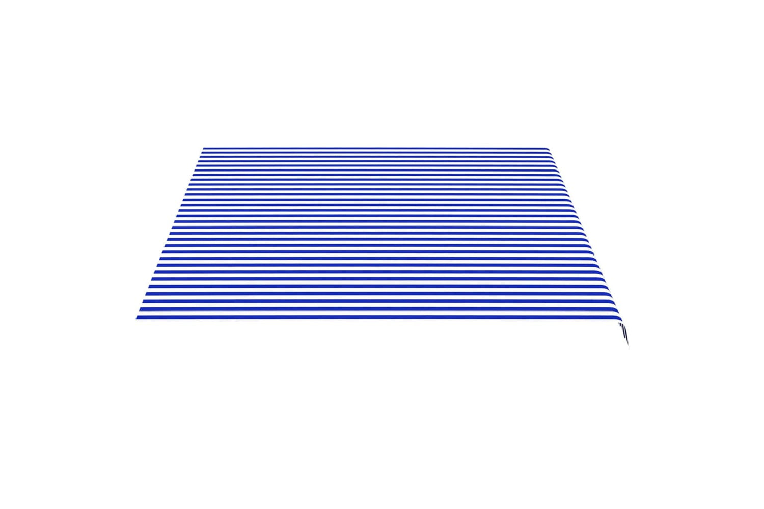 Vidaxl 311920 Replacement Fabric For Awning Blue And White 4.5x3.5 M-3