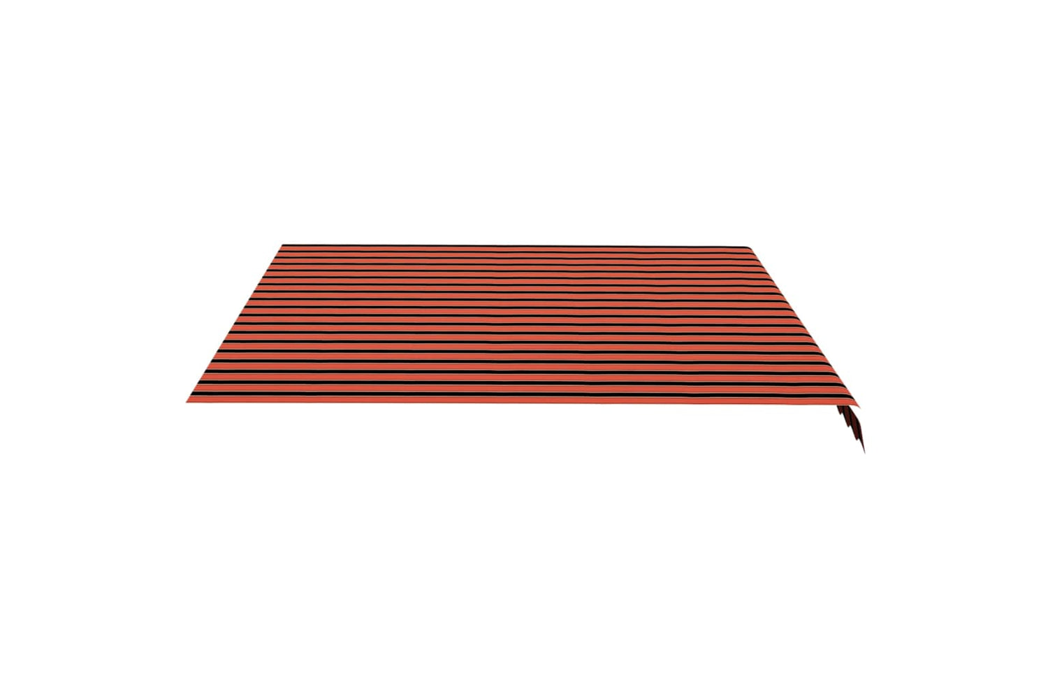 Vidaxl 311960 Replacement Fabric For Awning Orange And Brown 4.5x3.5 M-3