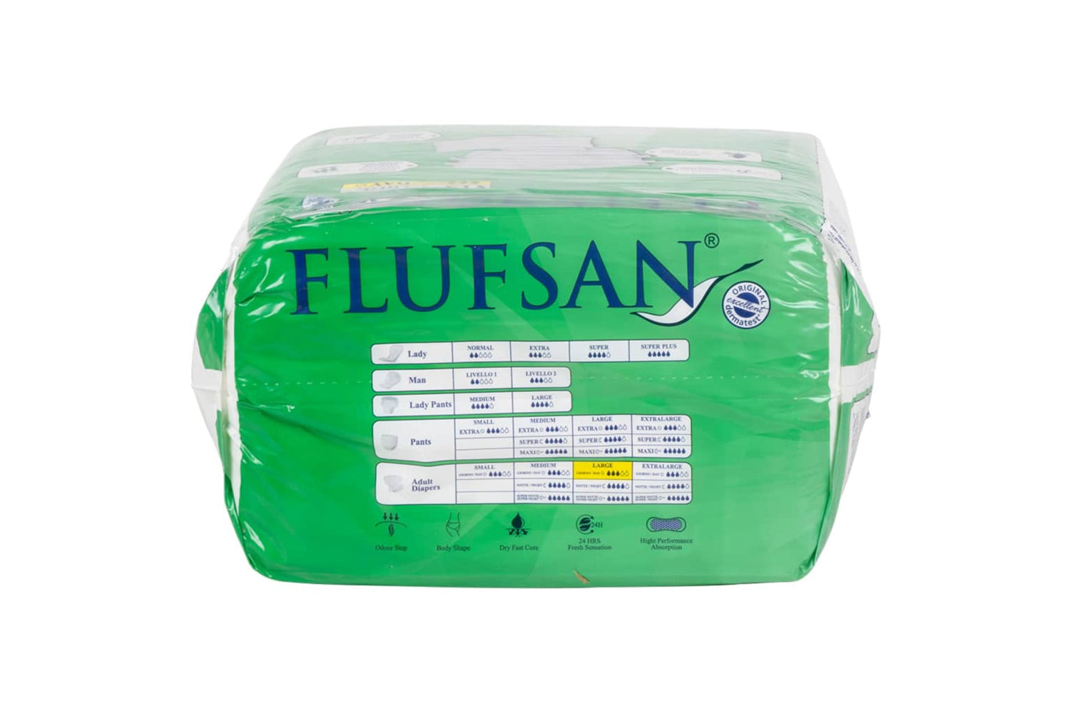 vidaXL 4008052 Flufsan Adult Diapers Disposable 15 Pcs Size L-7