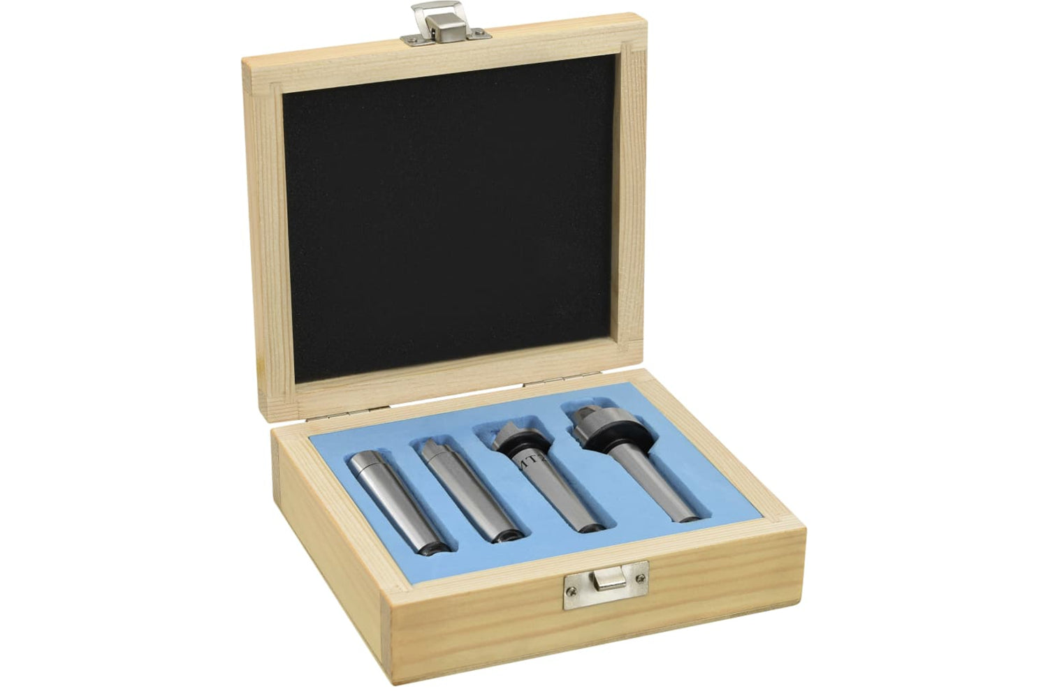 Vidaxl 146687 Wood Lathe Centers 4 Pcs Mt2 Steel-3