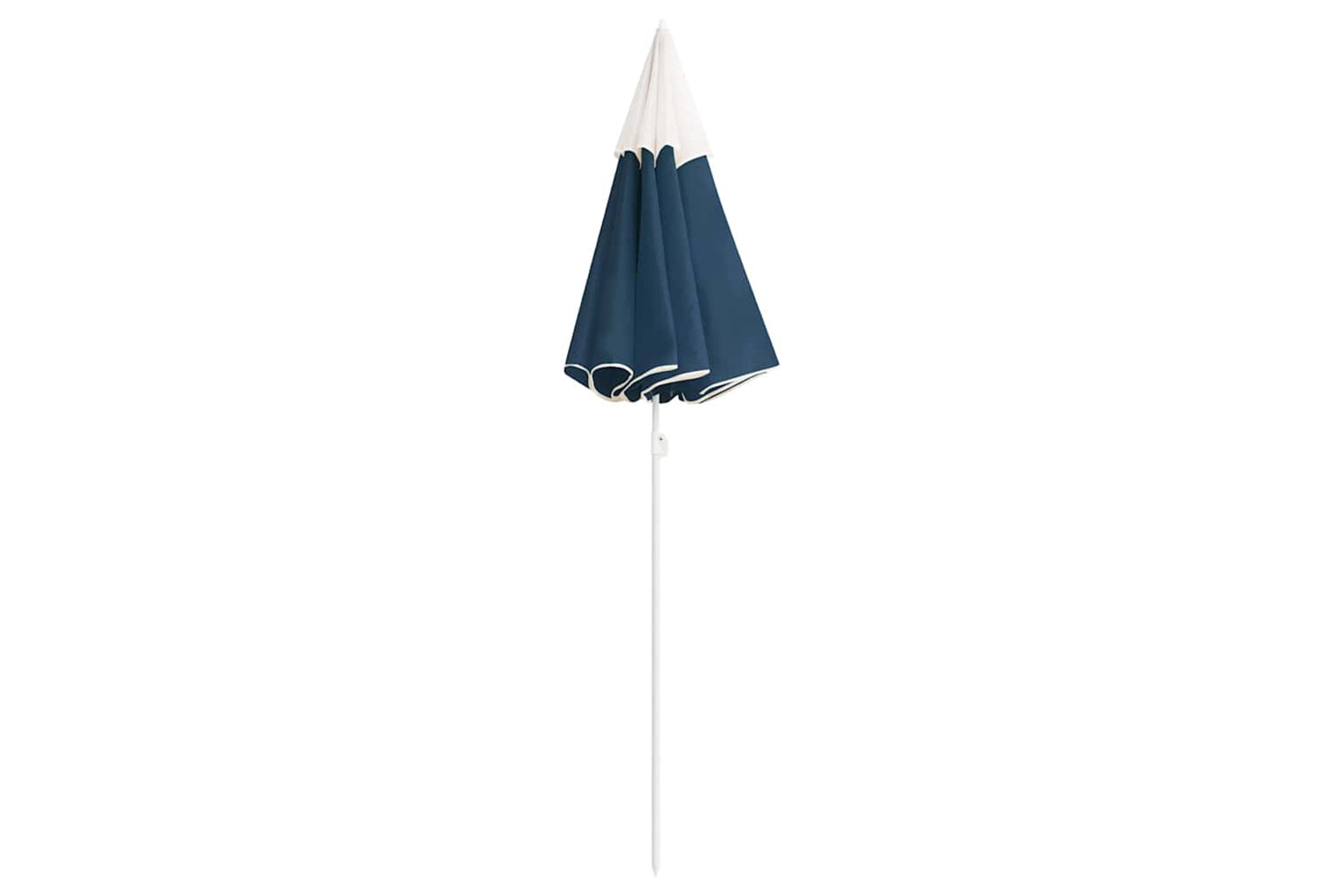 vidaXL 315541 Outdoor Parasol With Steel Pole Blue 180cm-3