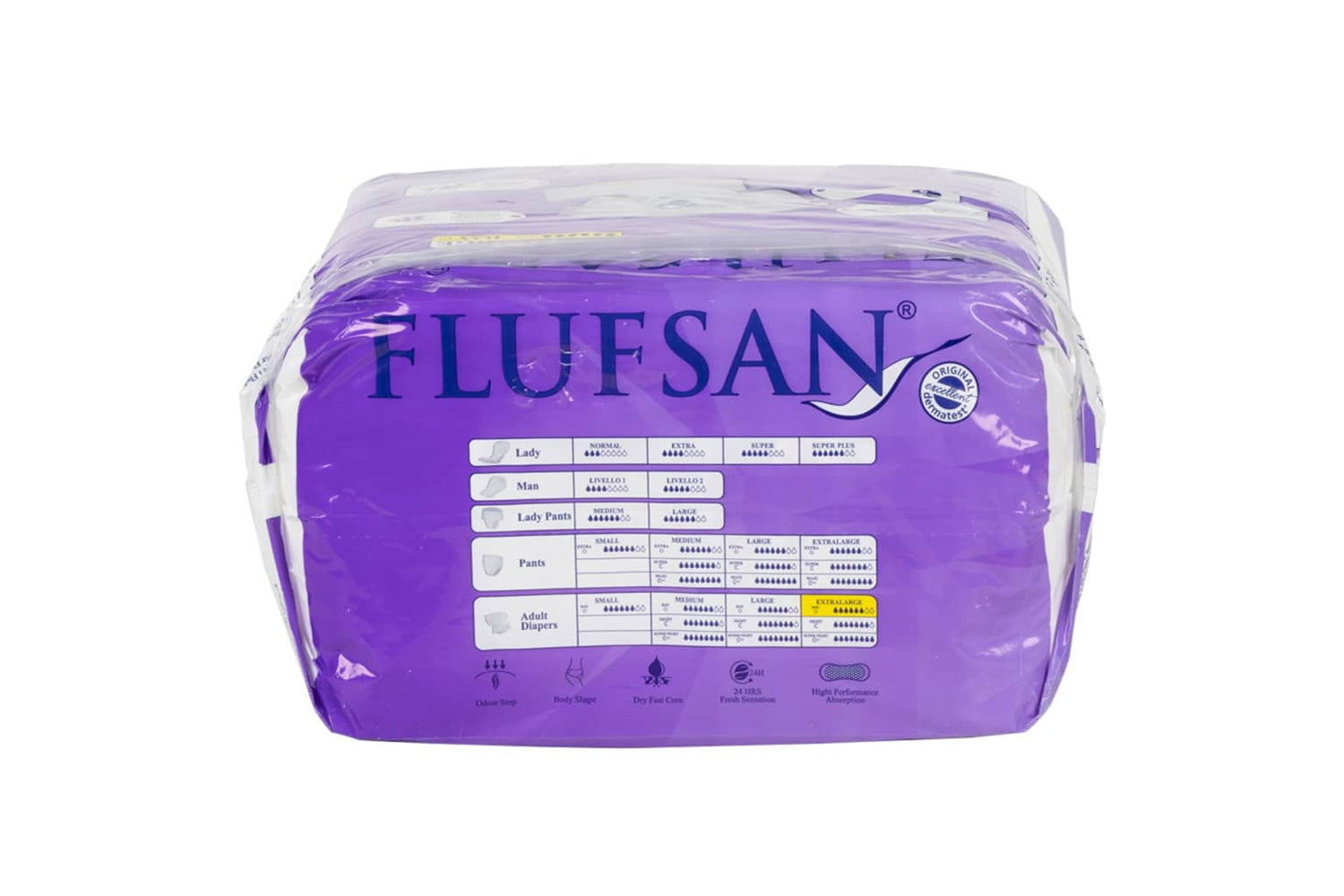 vidaXL 4008053 Flufsan Adult Diapers Disposable 15 Pcs Size Xl-7