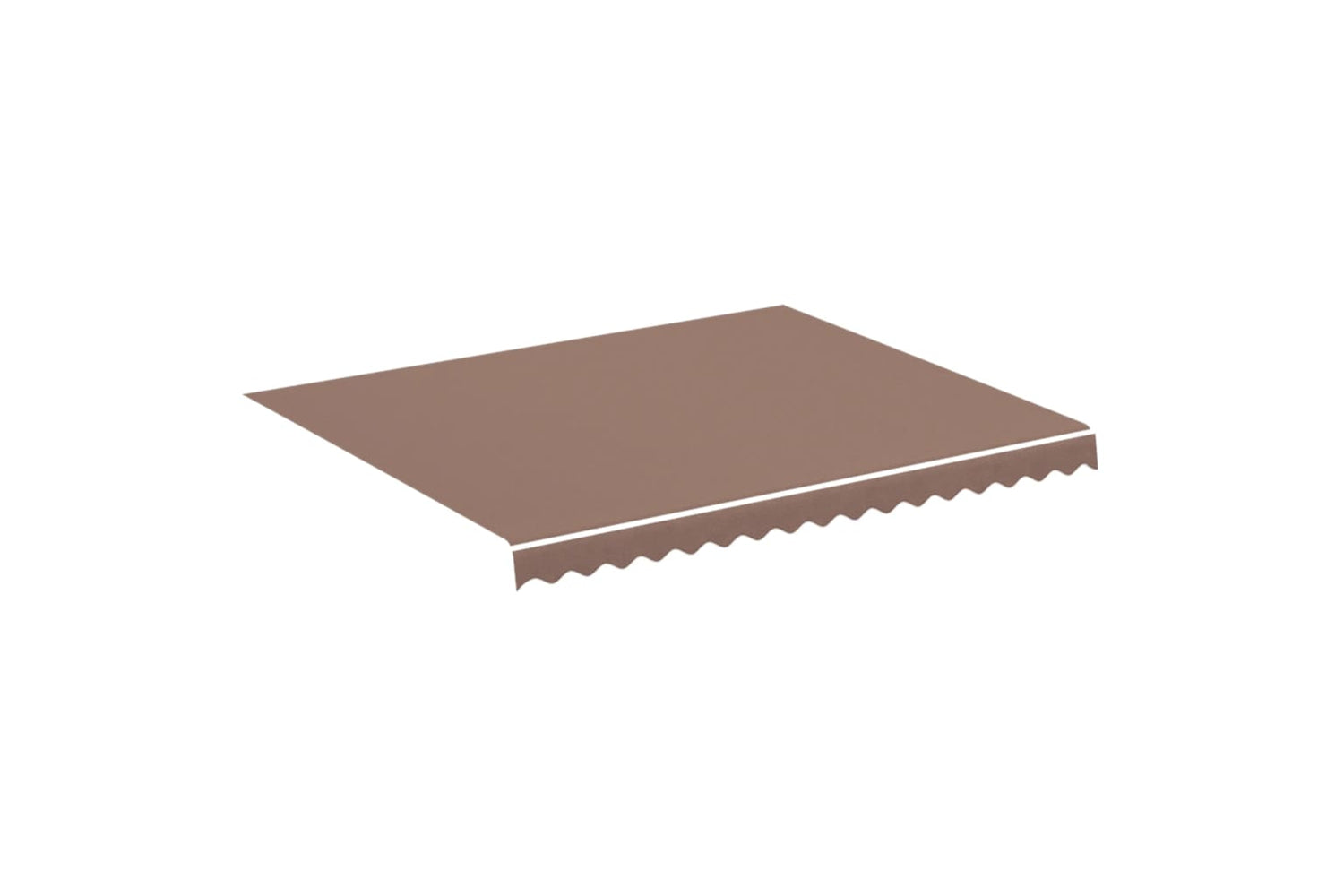 Vidaxl 311975 Replacement Fabric For Awning Brown 3x2.5 M