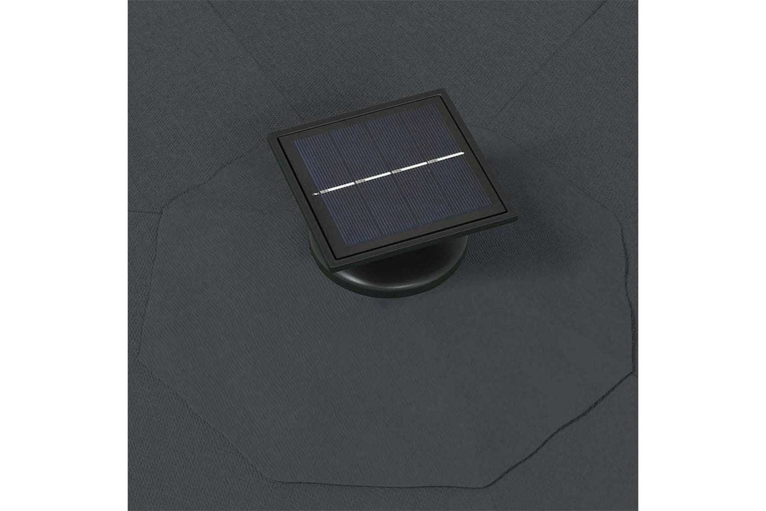 Vidaxl 312524 Wall-mounted Parasol With Leds And Metal Pole 300 Cm Anthracite-6