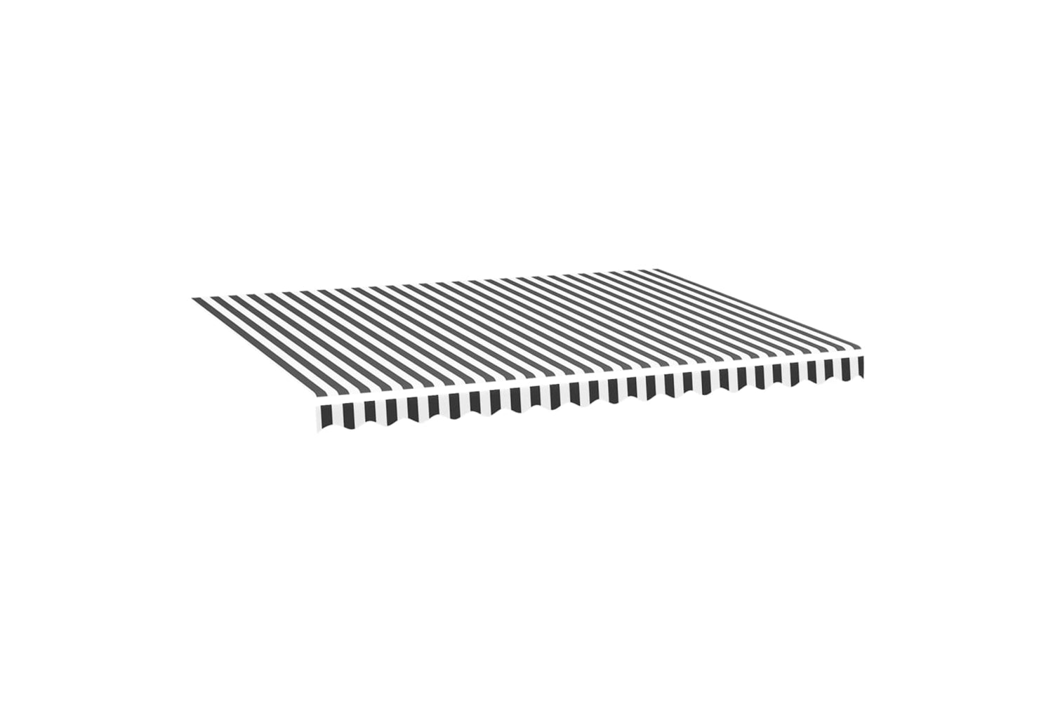 Vidaxl 311987 Replacement Fabric For Awning Anthracite And White 4x3 M