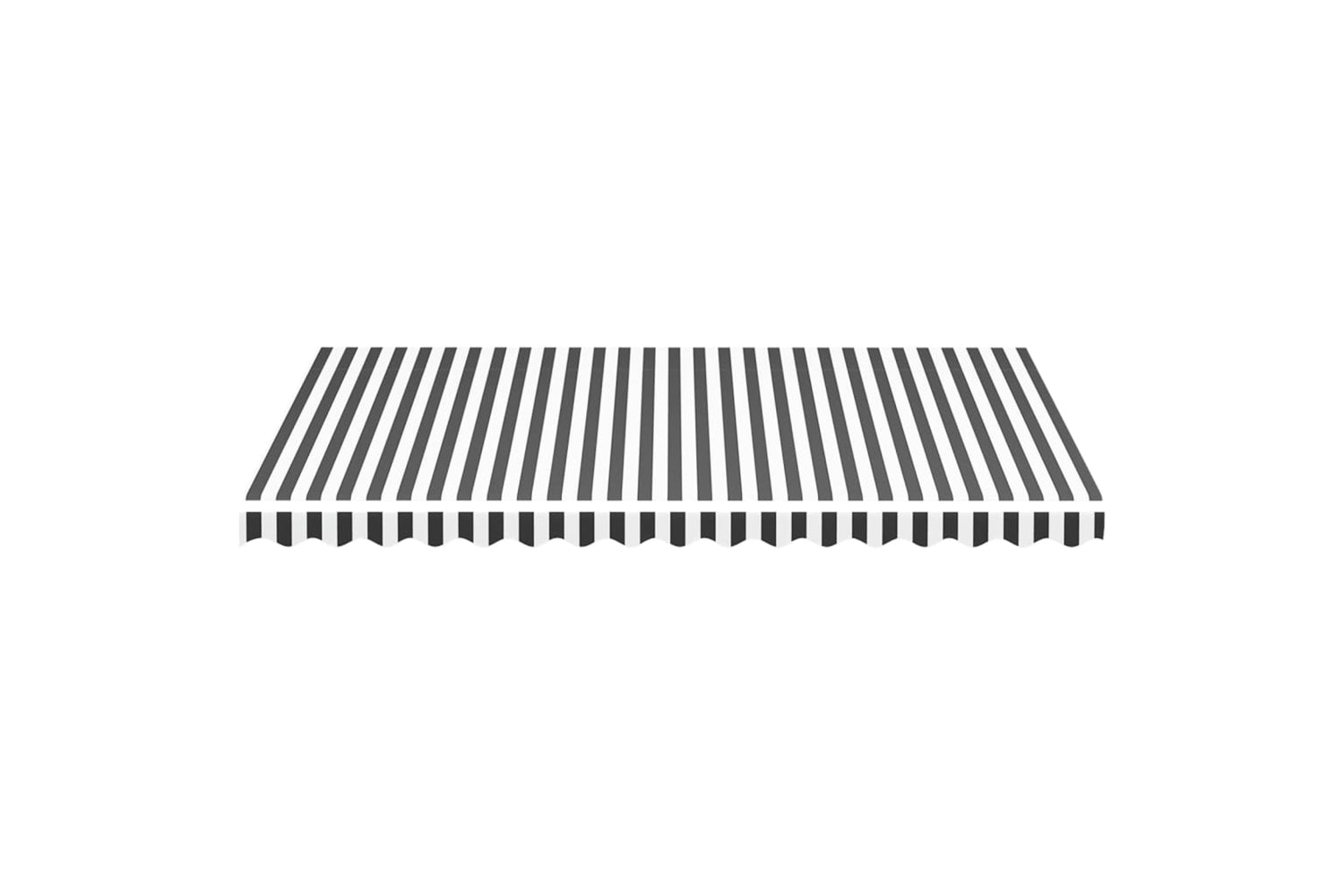 Vidaxl 311987 Replacement Fabric For Awning Anthracite And White 4x3 M-2