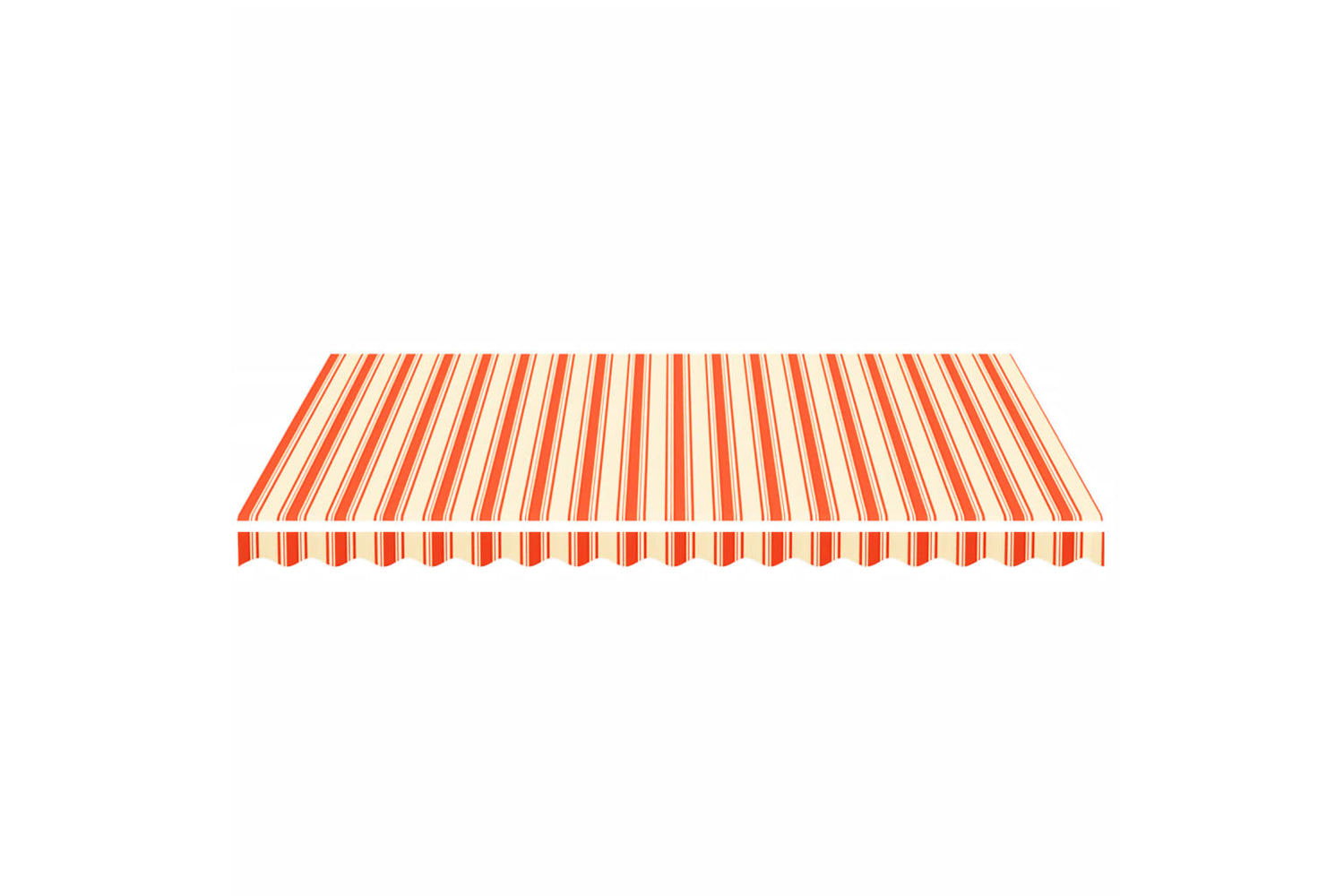 Vidaxl 312017 Replacement Fabric For Awning Yellow And Orange 4x3 M-2