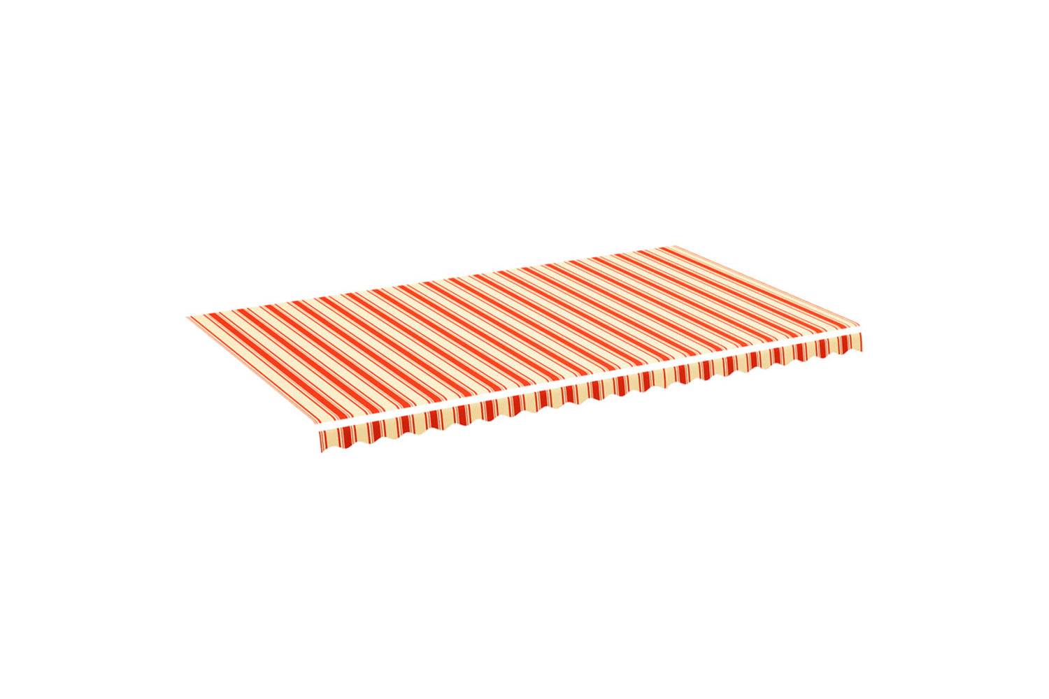 Vidaxl 312024 Replacement Fabric For Awning Yellow And Orange 6x3.5 M