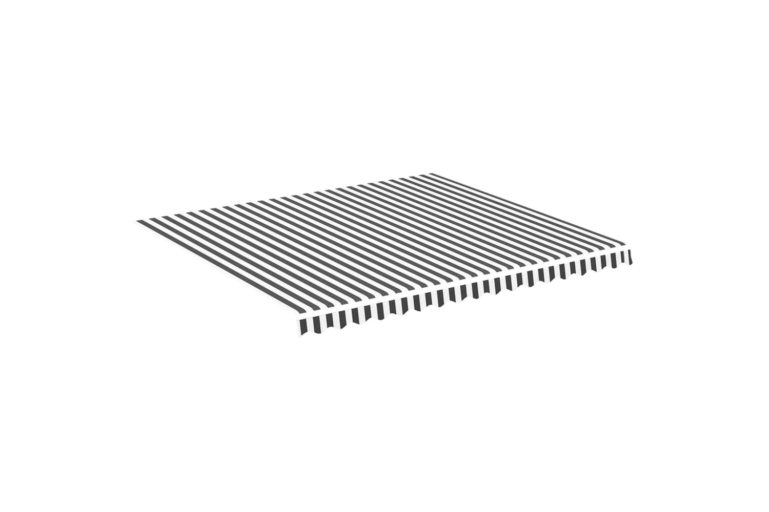 Vidaxl 311988 Replacement Fabric For Awning Anthracite And White 4x3.5 M