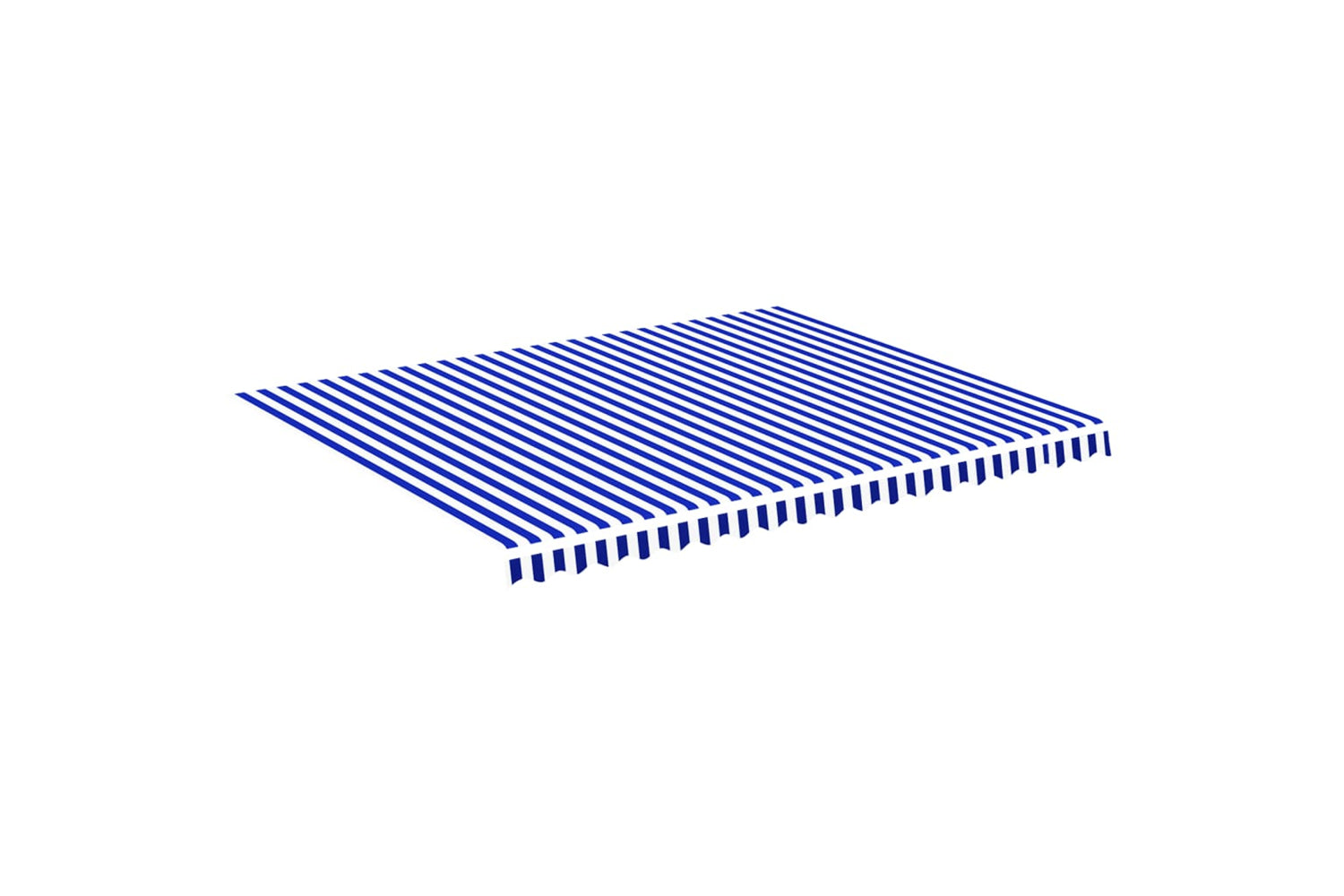 Vidaxl 311920 Replacement Fabric For Awning Blue And White 4.5x3.5 M