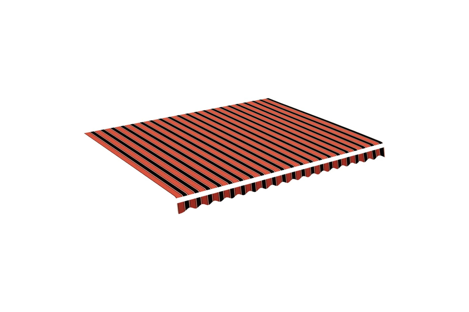 Vidaxl 311960 Replacement Fabric For Awning Orange And Brown 4.5x3.5 M