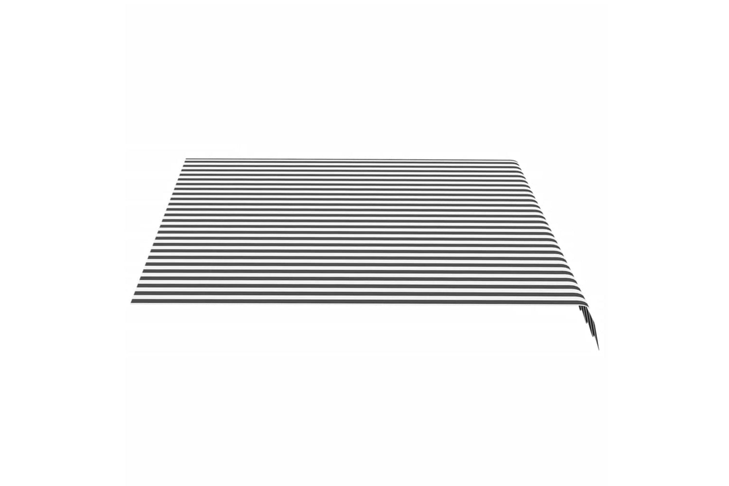 Vidaxl 311986 Replacement Fabric For Awning Anthracite And White 3.5x2.5 M-2