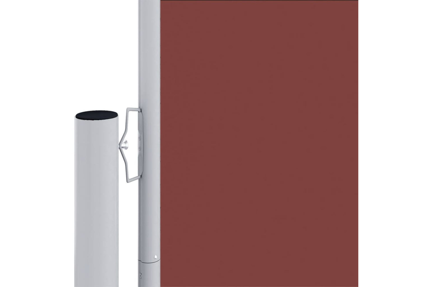 vidaXL 318087 Retractable Side Awning Brown 220x1200cm-2