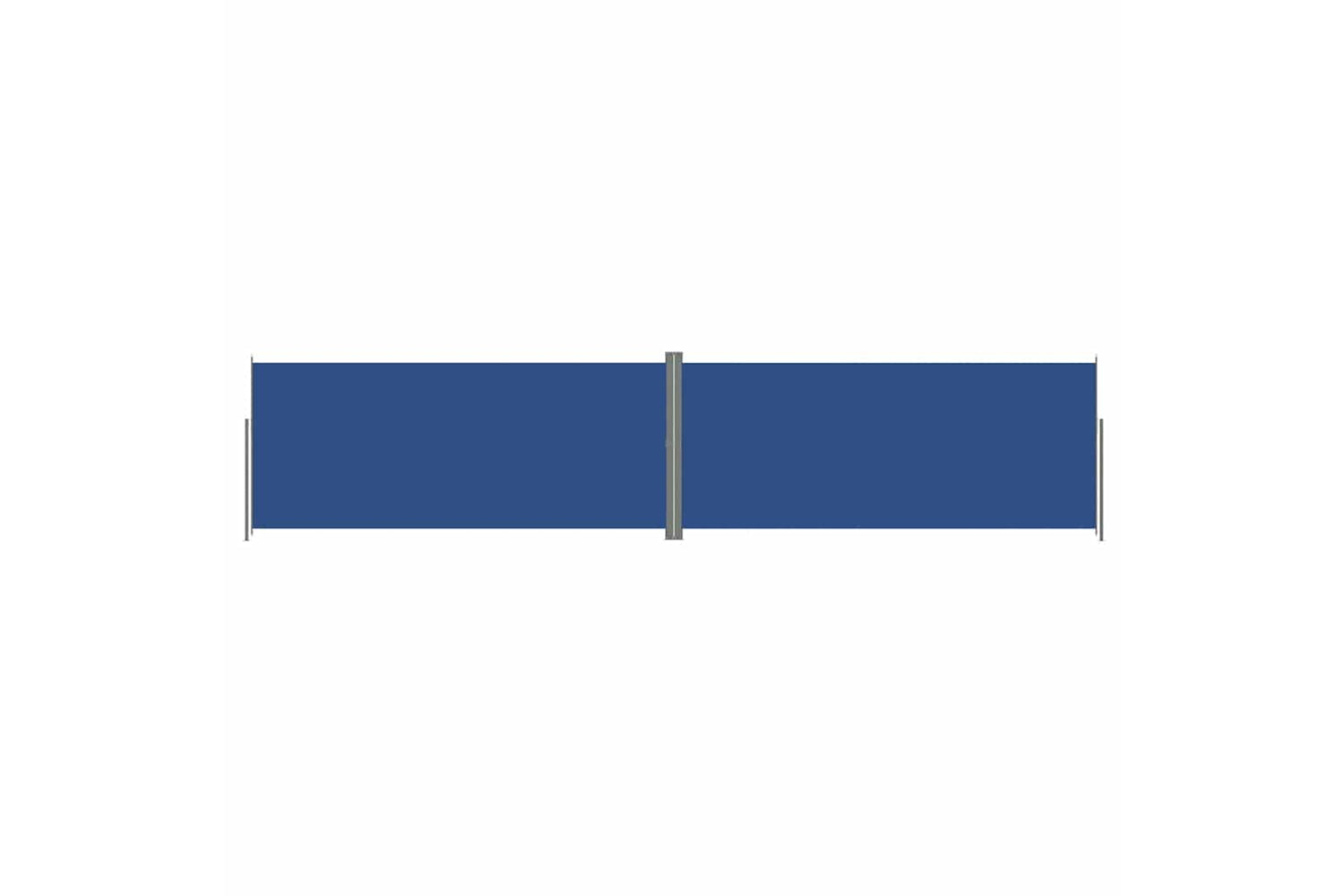 vidaXL 318052 Retractable Side Awning Blue 220x1000cm
