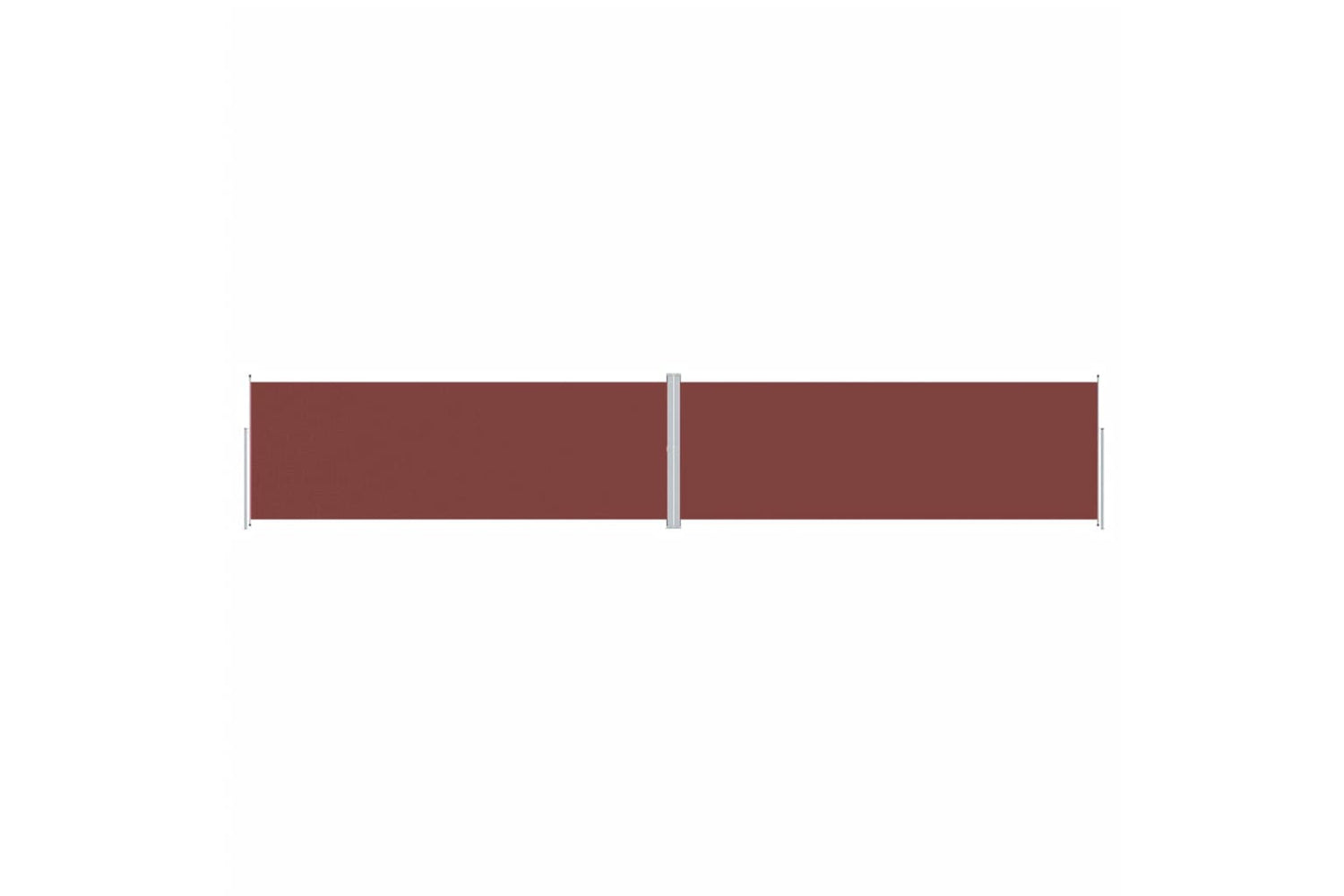 vidaXL 318087 Retractable Side Awning Brown 220x1200cm