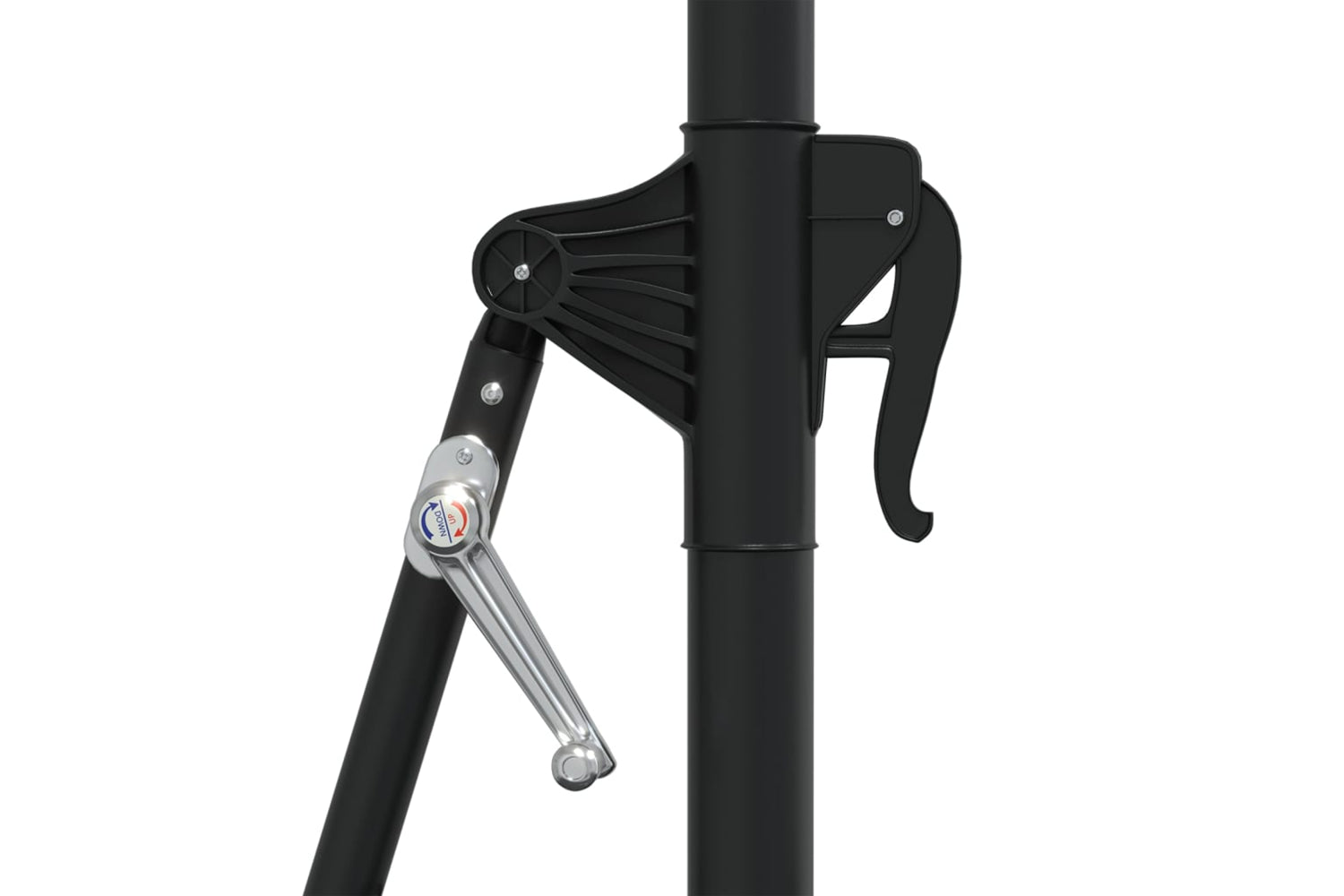Vidaxl 312525 Wall-mounted Parasol With Leds And Metal Pole 300 Cm Taupe-7